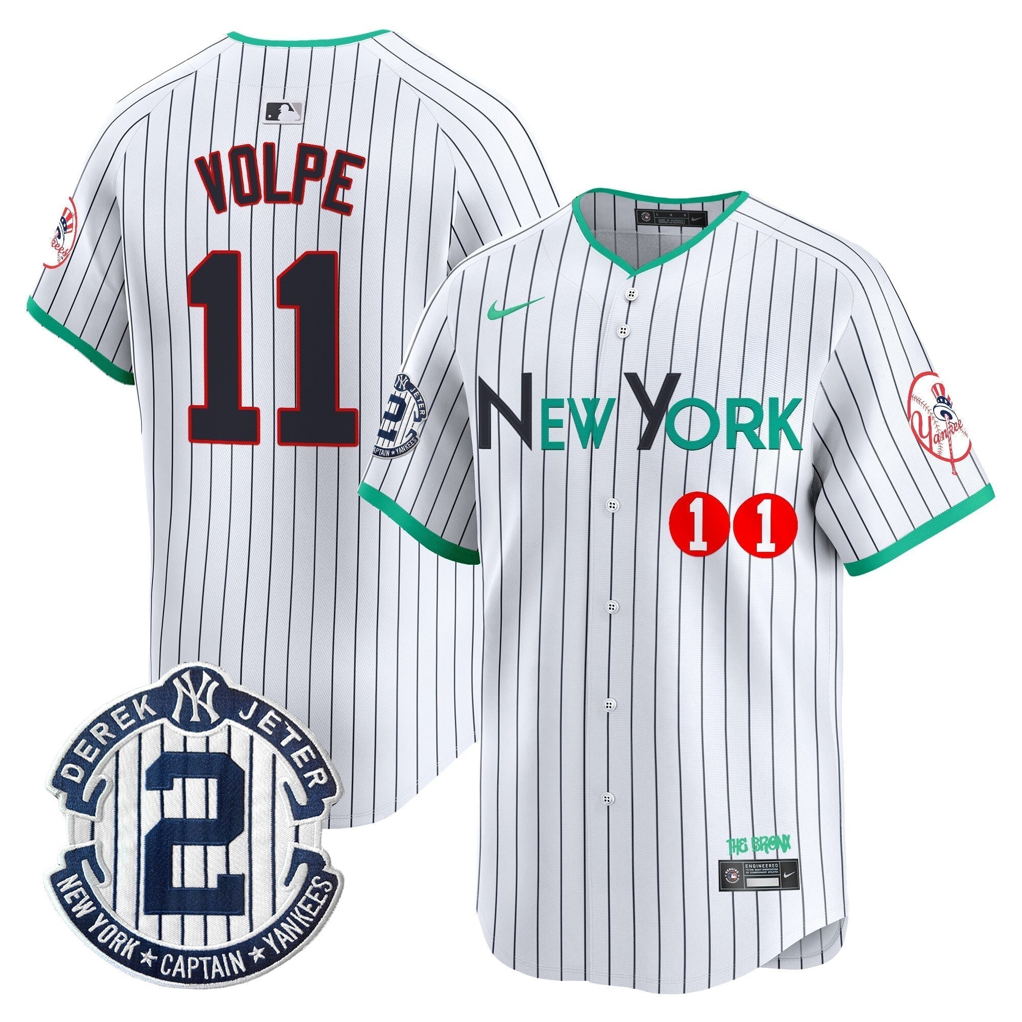 NYY City Connect Vapor Premier Limited Jersey - All Stitched