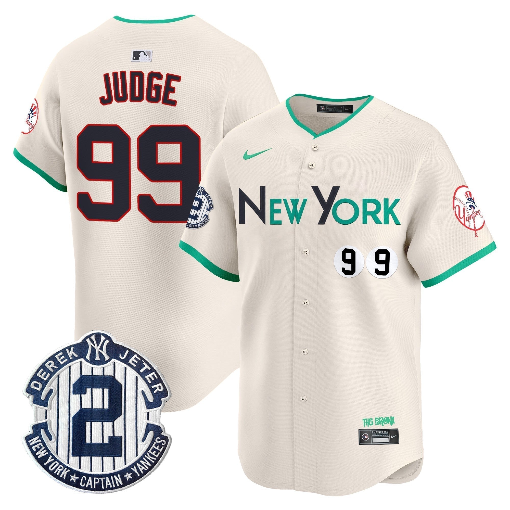 NYY City Connect Vapor Premier Limited Jersey - All Stitched