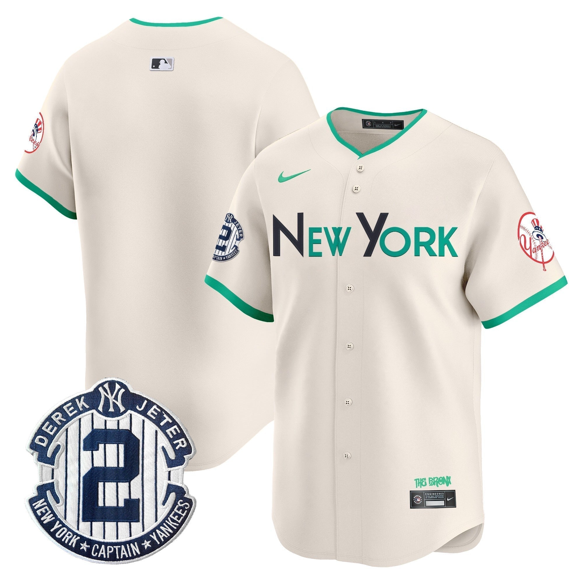 NYY City Connect Vapor Premier Limited Jersey - All Stitched