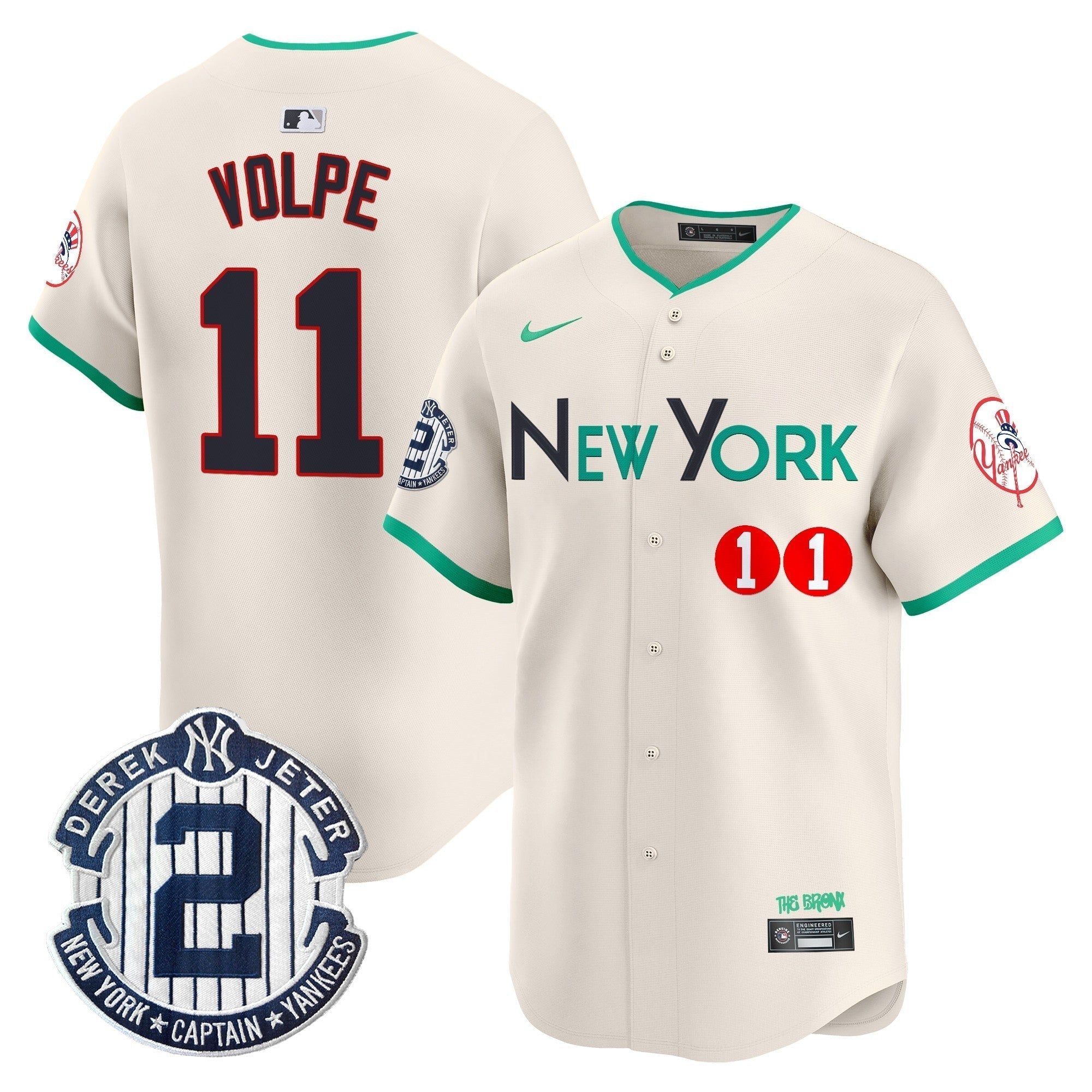 NYY City Connect Vapor Premier Limited Jersey - All Stitched