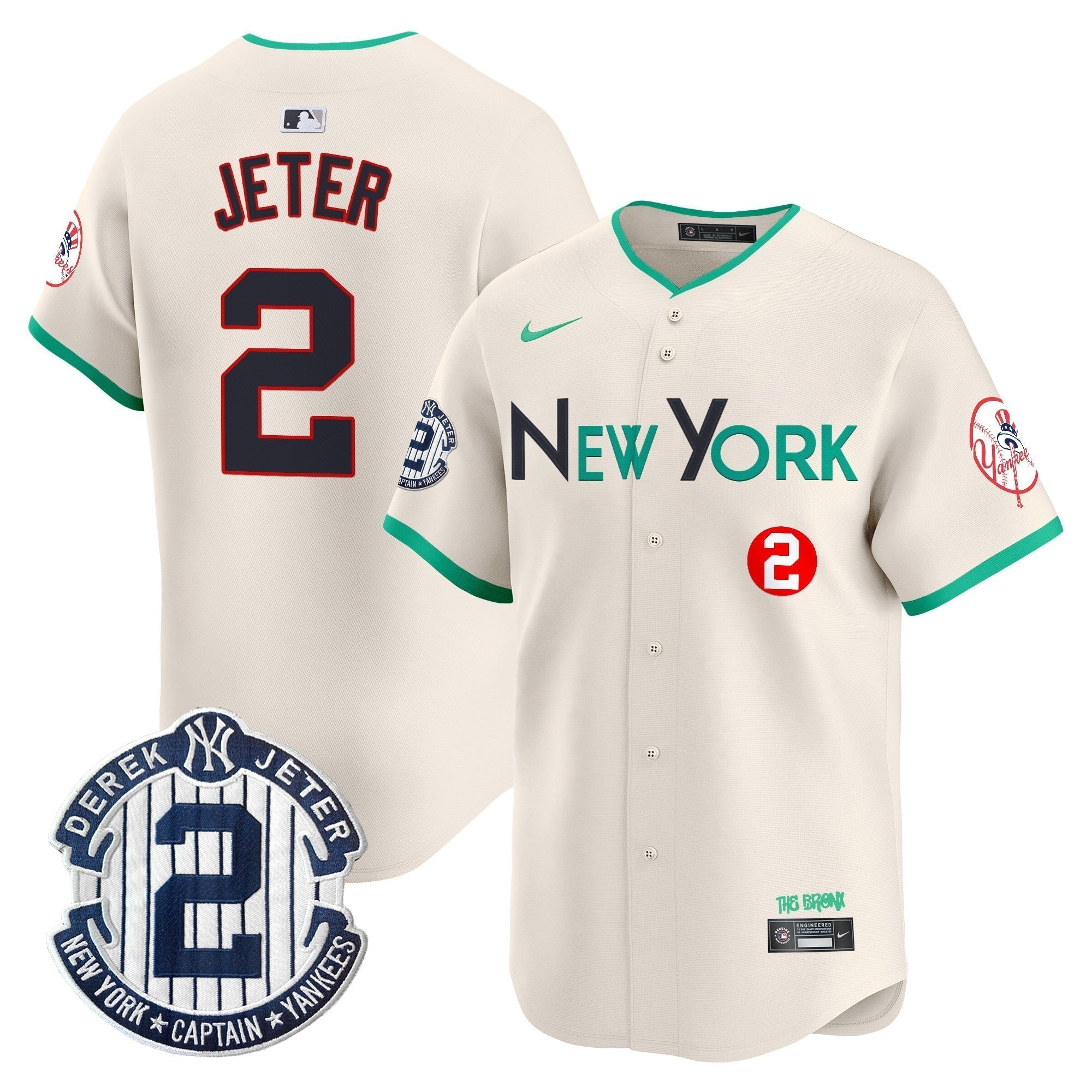 NYY City Connect Vapor Premier Limited Jersey - All Stitched