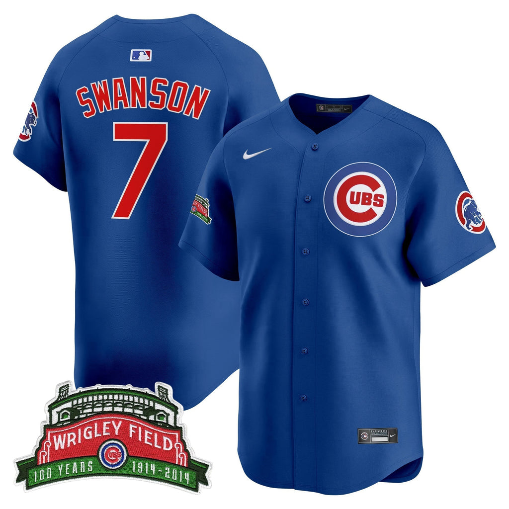 CHC Wrigley Field Style Vapor Premier Limited Jersey - All Stitched