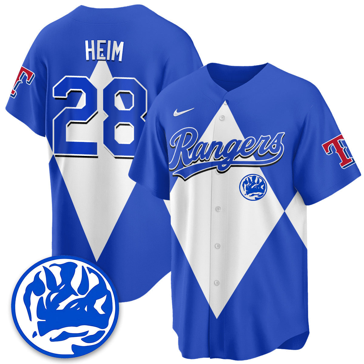 TEX Power Rangers Limited Jersey - All Stitched
