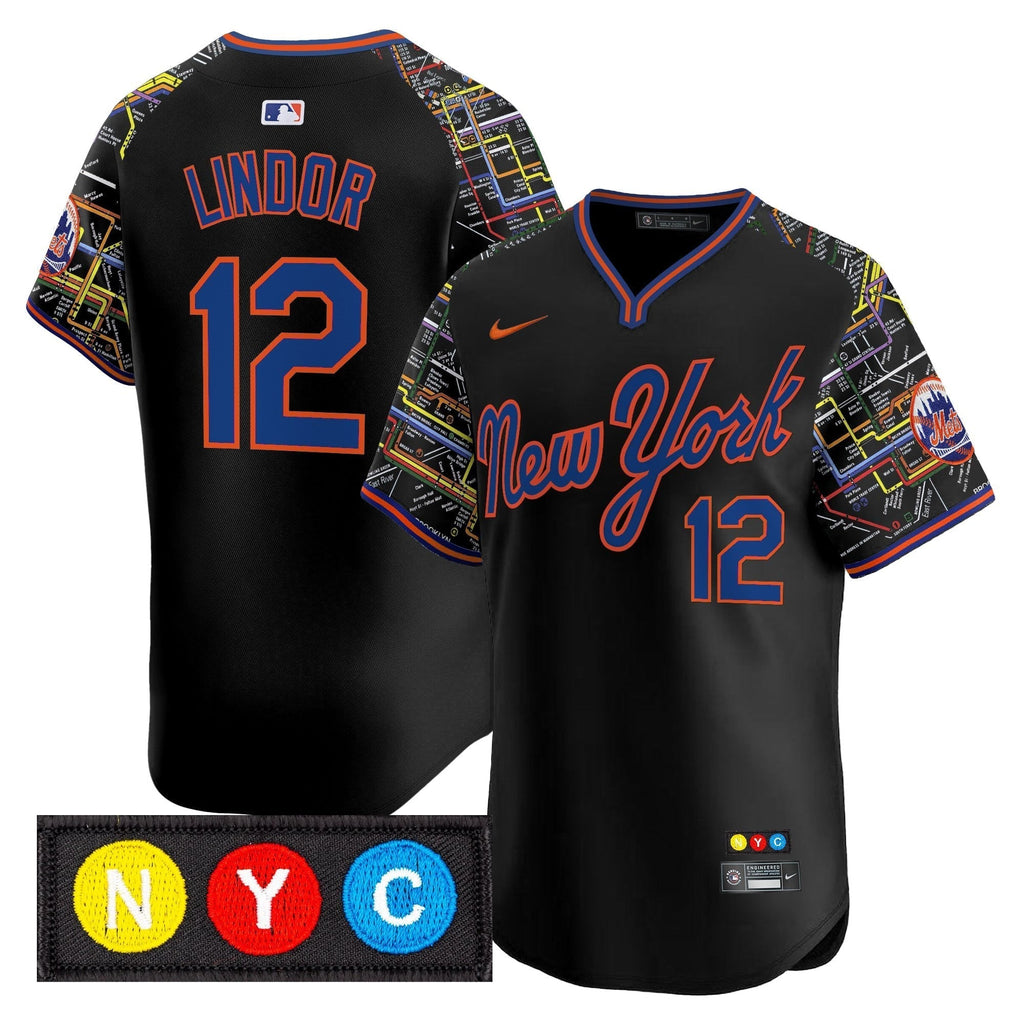 NYM Subway Style Vapor Premier Limited Jersey - Stitched