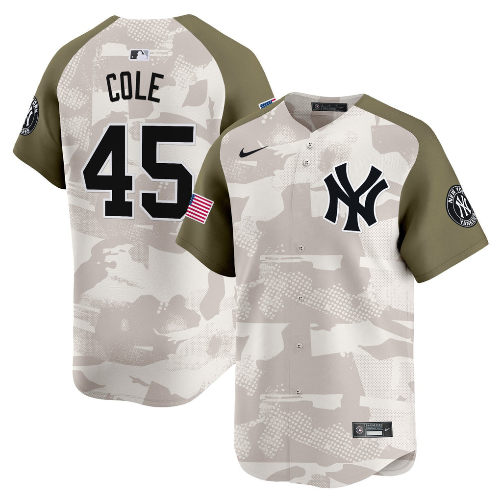 NYY 2025 Armed Forces Day Vapor Premier Limited Jersey - Stitched