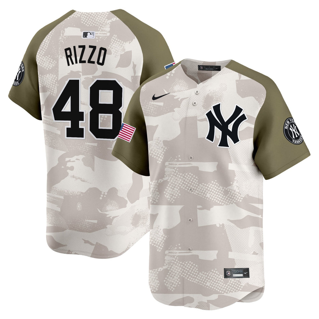 NYY 2025 Armed Forces Day Vapor Premier Limited Jersey - Stitched