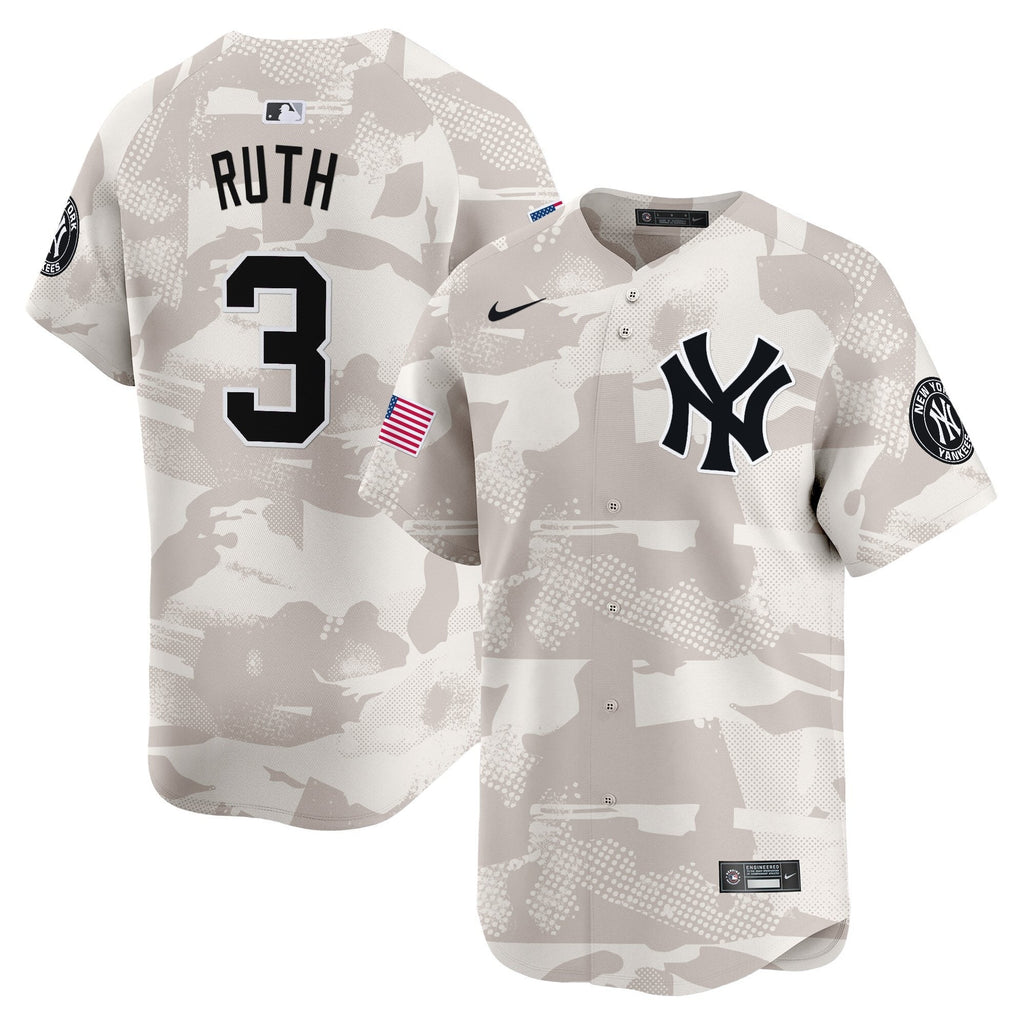 NYY 2025 Armed Forces Day Vapor Premier Limited Jersey - Stitched
