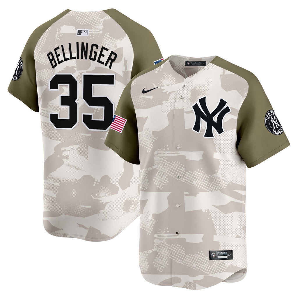 NYY 2025 Armed Forces Day Vapor Premier Limited Jersey - Stitched