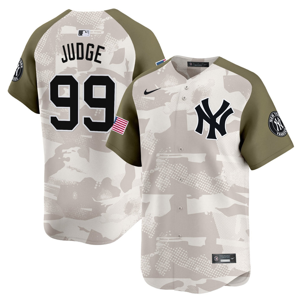 NYY 2025 Armed Forces Day Vapor Premier Limited Jersey - Stitched