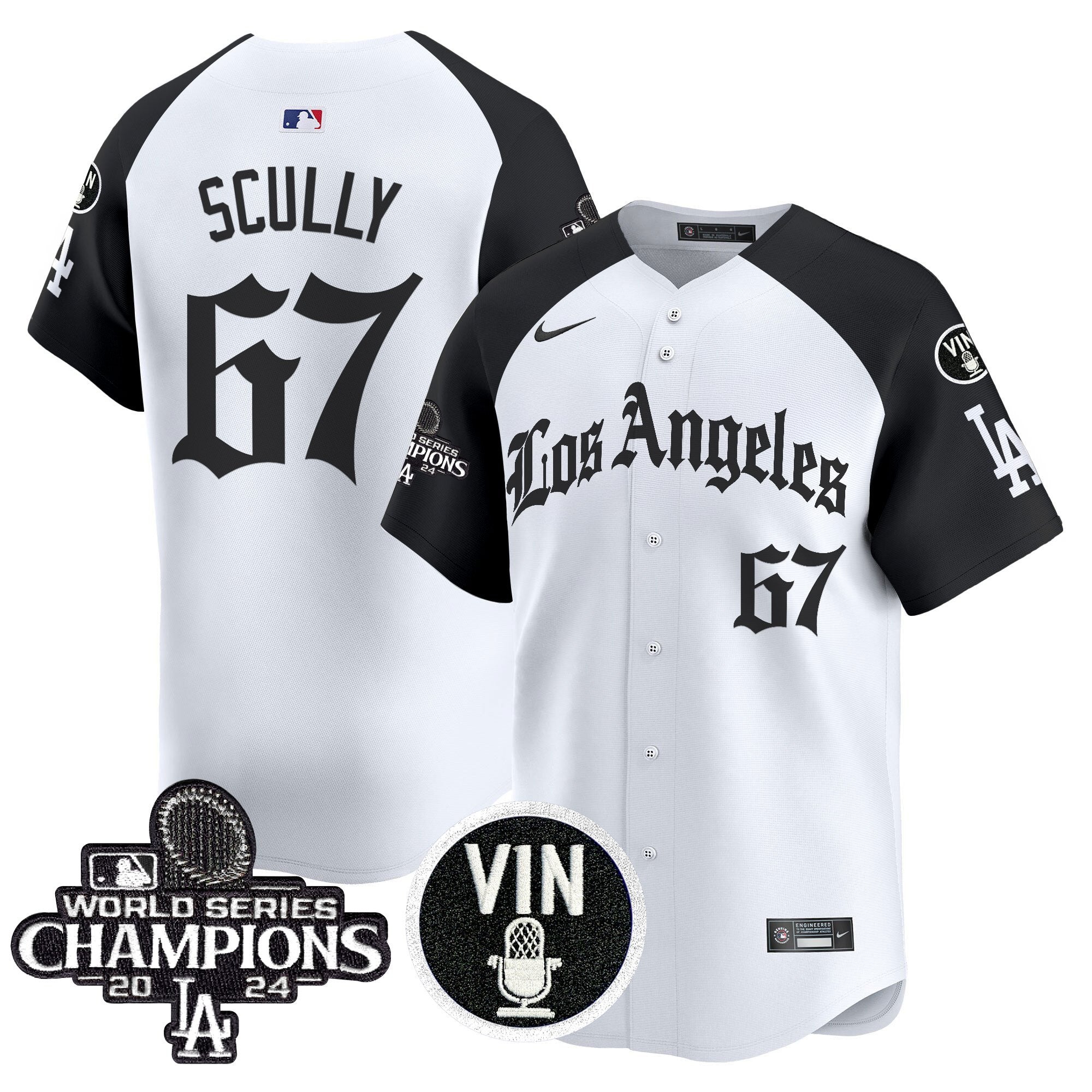 Dodgers 2025 LA Gothic Style Vapor Premier Limited Jersey - All Stitched