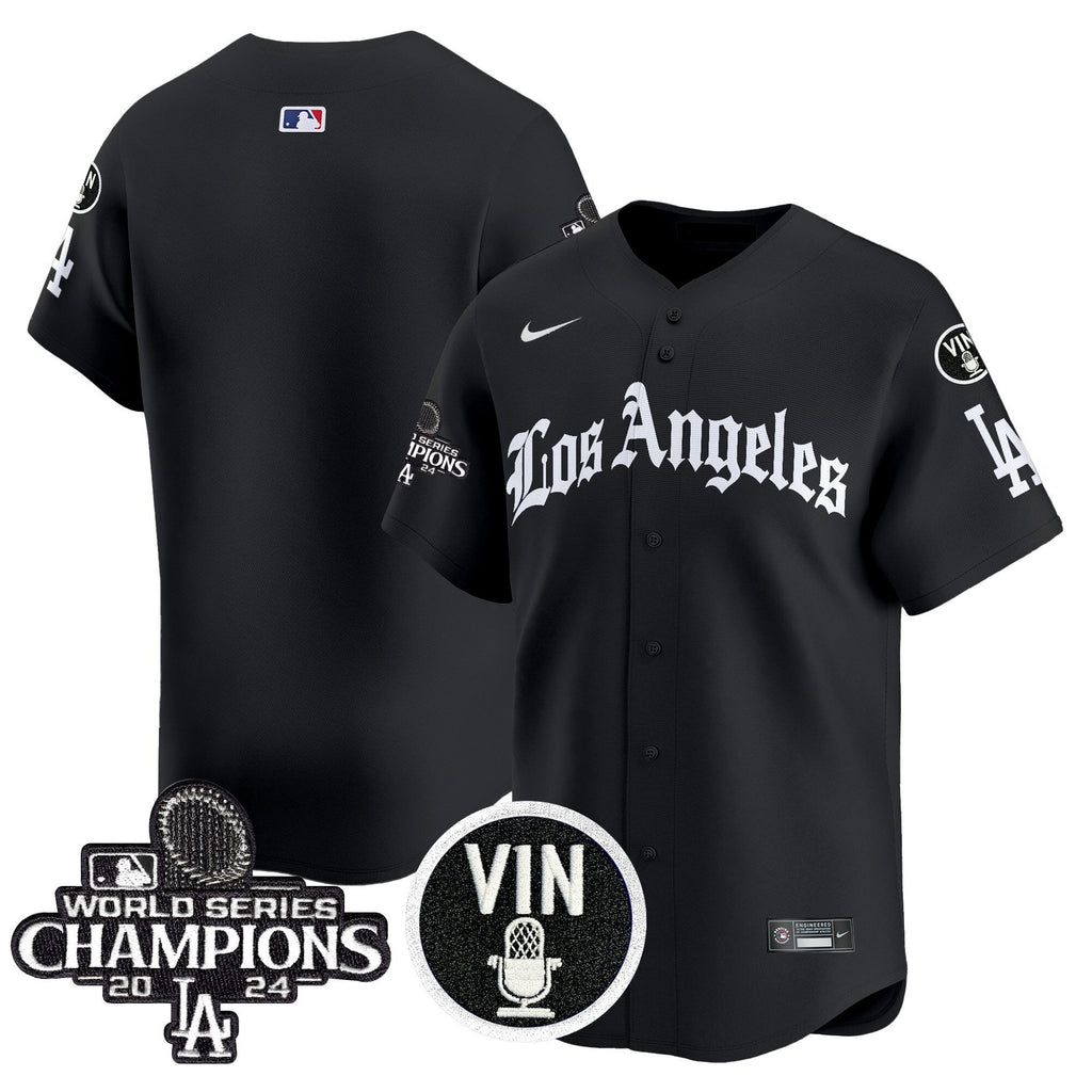 Dodgers 2025 LA Gothic Style Vapor Premier Limited Jersey - All Stitched