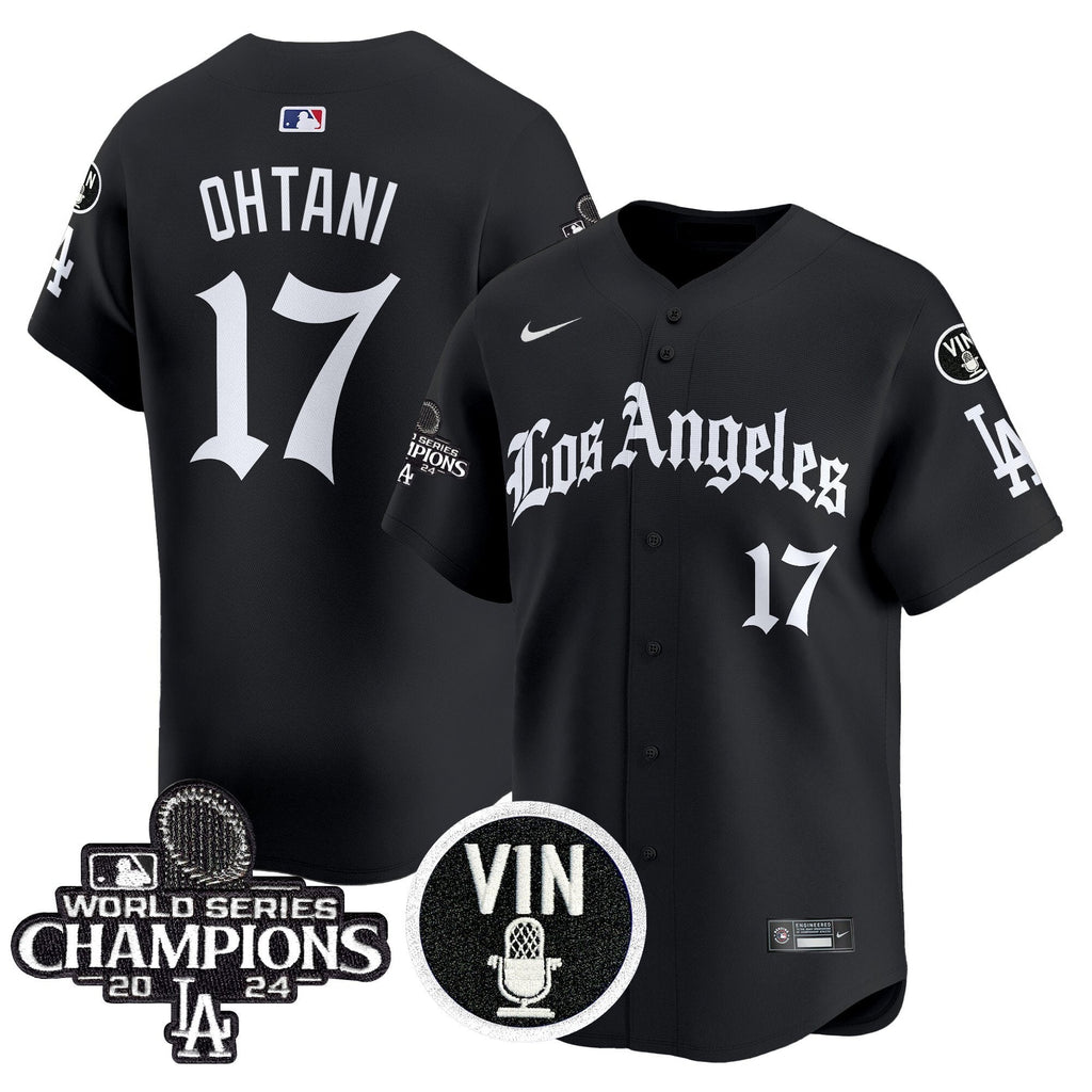 Dodgers 2025 LA Gothic Style Vapor Premier Limited Jersey - All Stitched