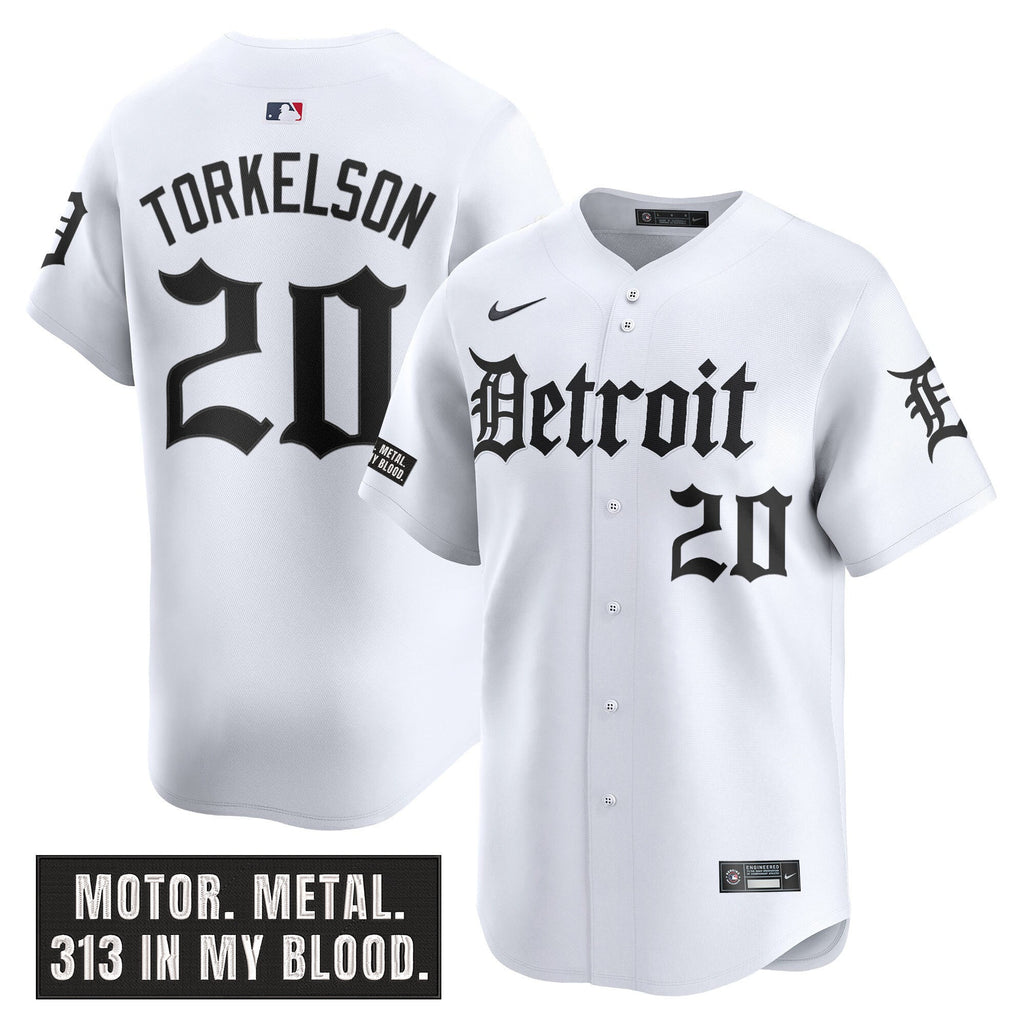 DET 'Motor Gothic Edition' Vapor Premier Limited Jersey - All Stitched