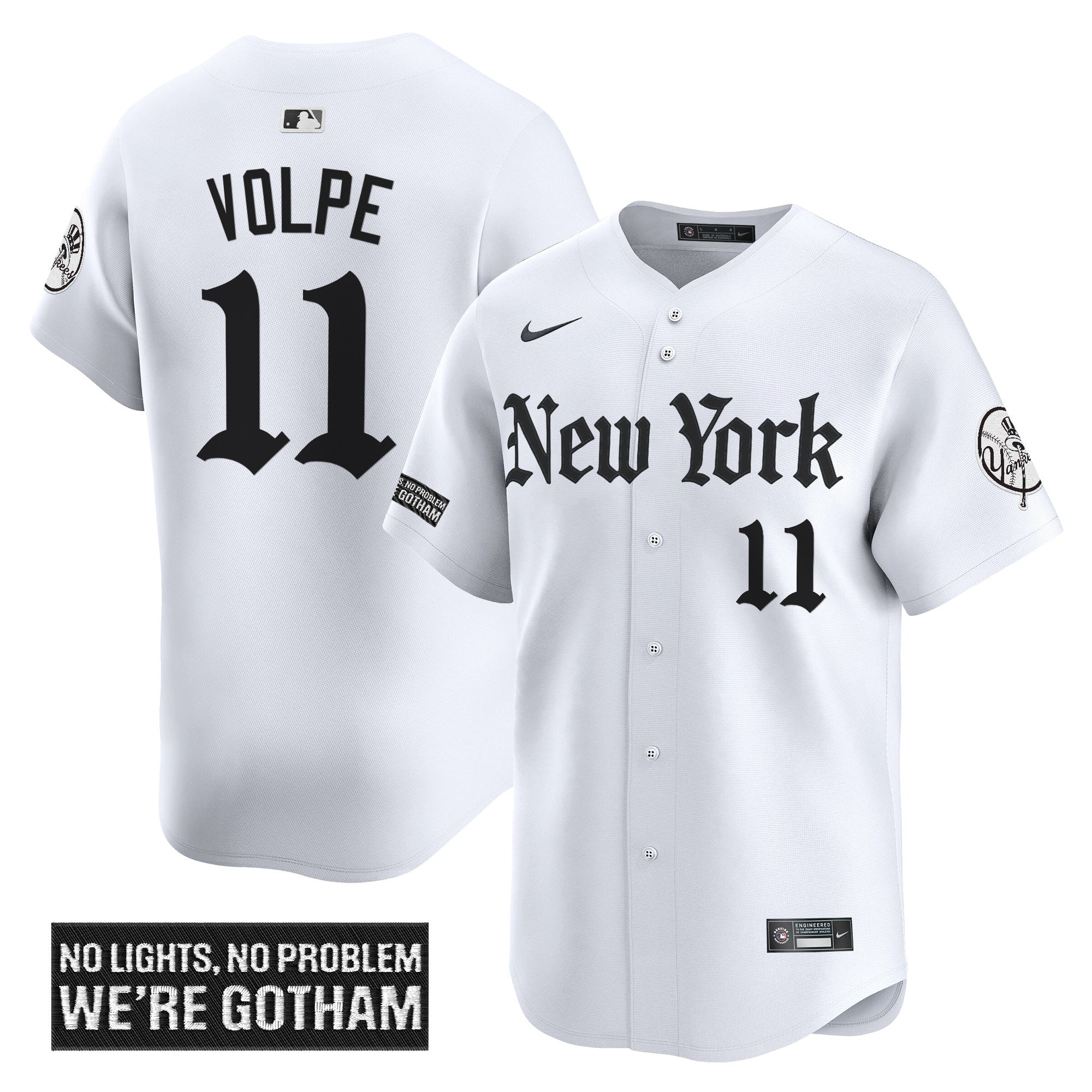 NYY 'Gothic Legacy Edition' Vapor Premier Limited Jersey - All Stitched