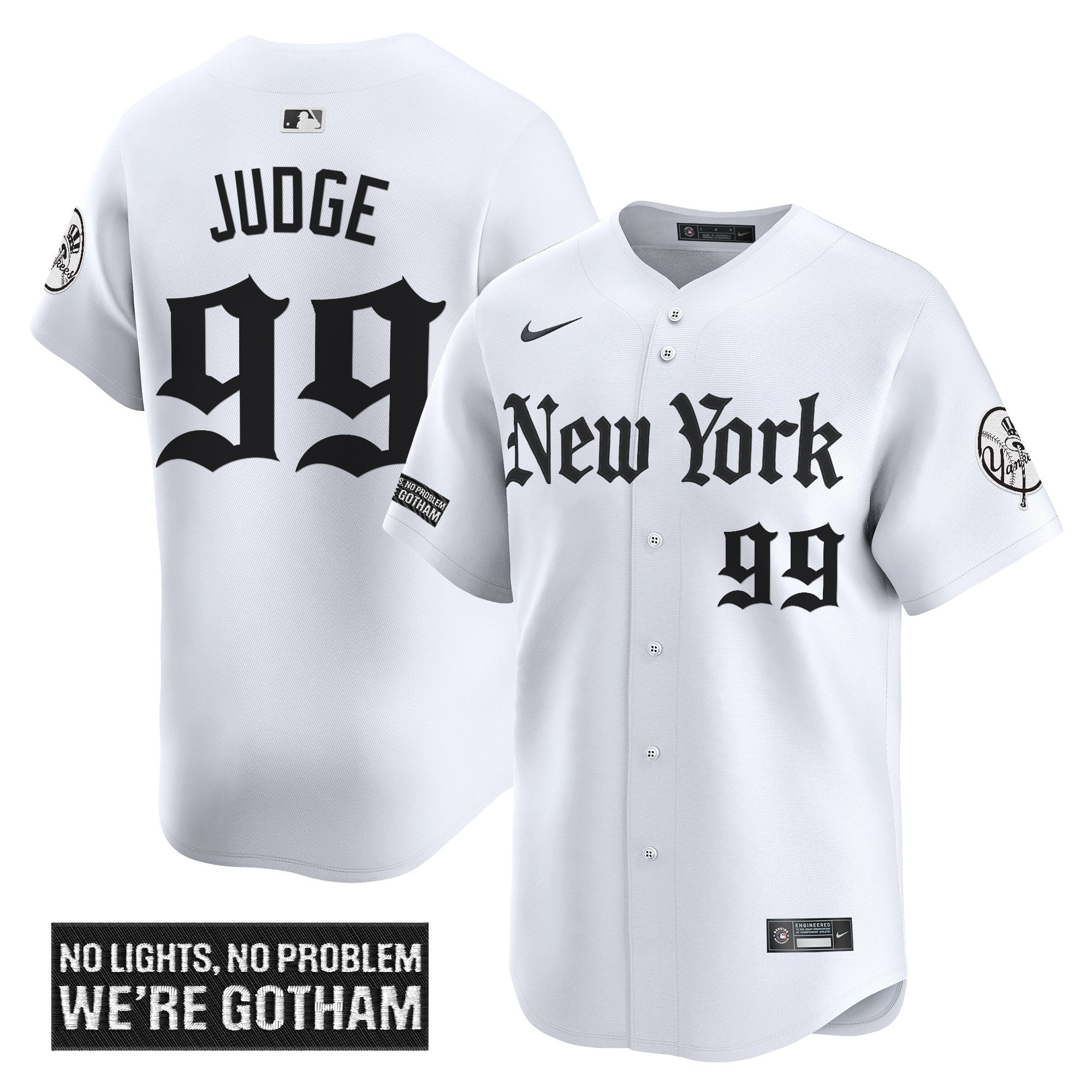 NYY 'Gothic Legacy Edition' Vapor Premier Limited Men Jersey - All Stitched