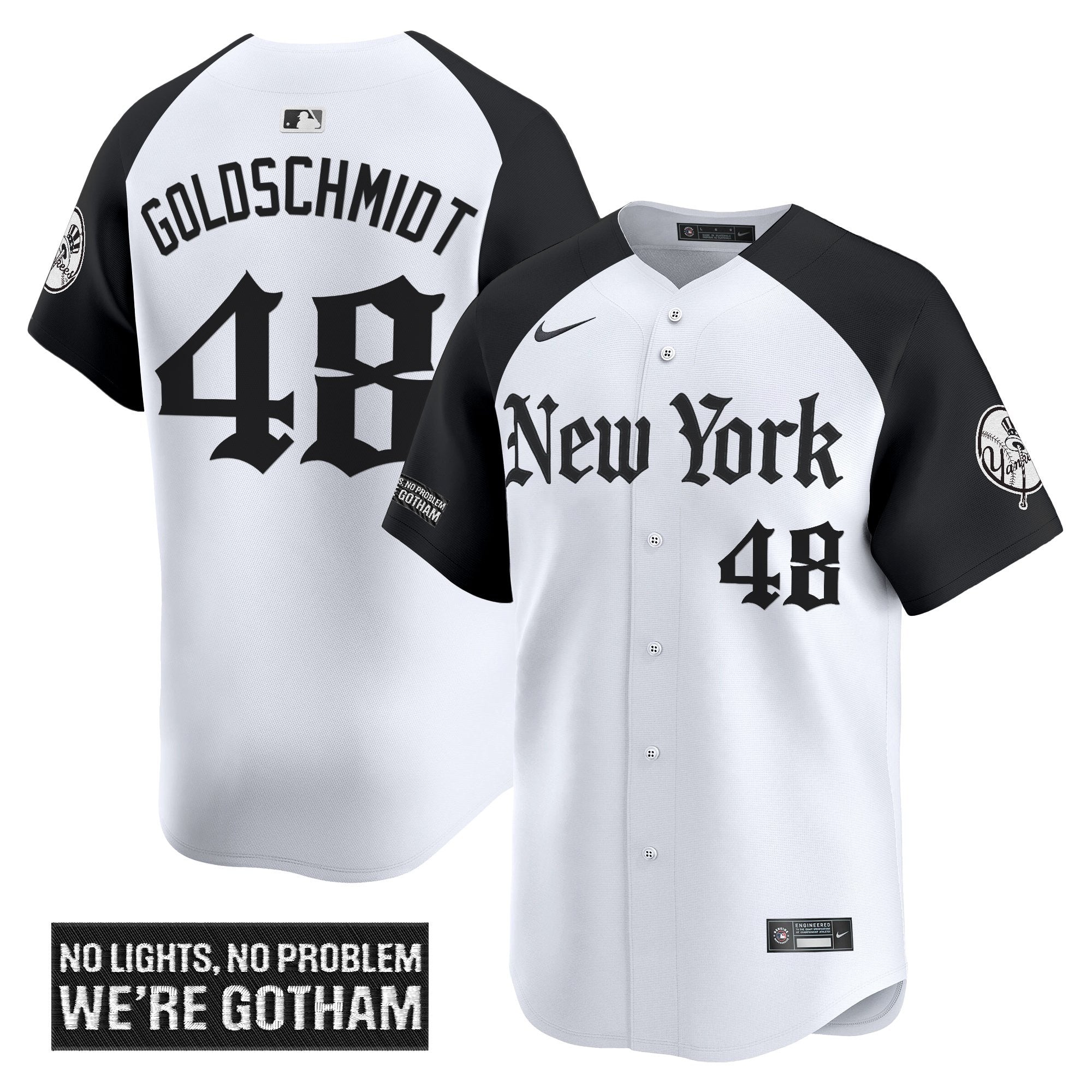 NYY 'Gothic Legacy Edition' Vapor Premier Limited Jersey - All Stitched