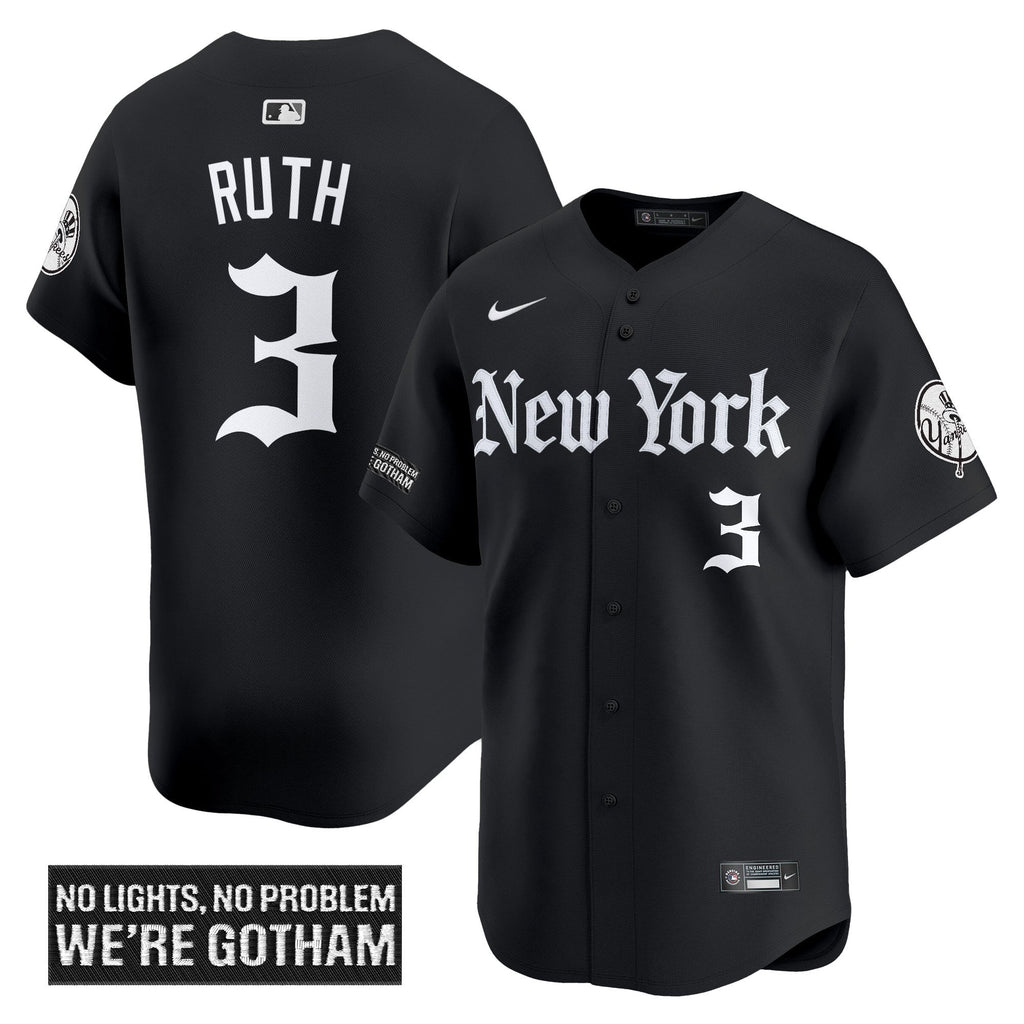 NYY 'Gothic Legacy Edition' Vapor Premier Limited Men Jersey - All Stitched