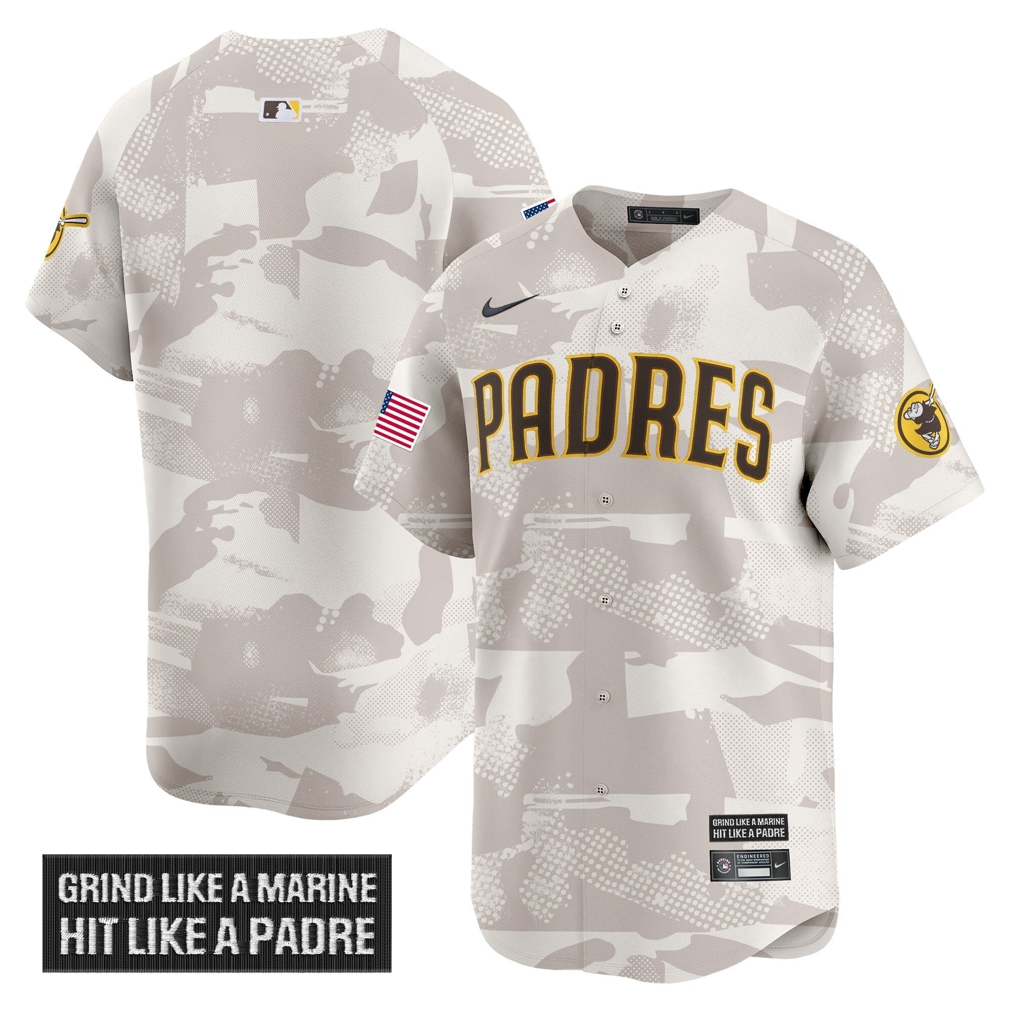 SD 2025 Armed Forces Day Vapor Premier Limited Jersey - All Stitched