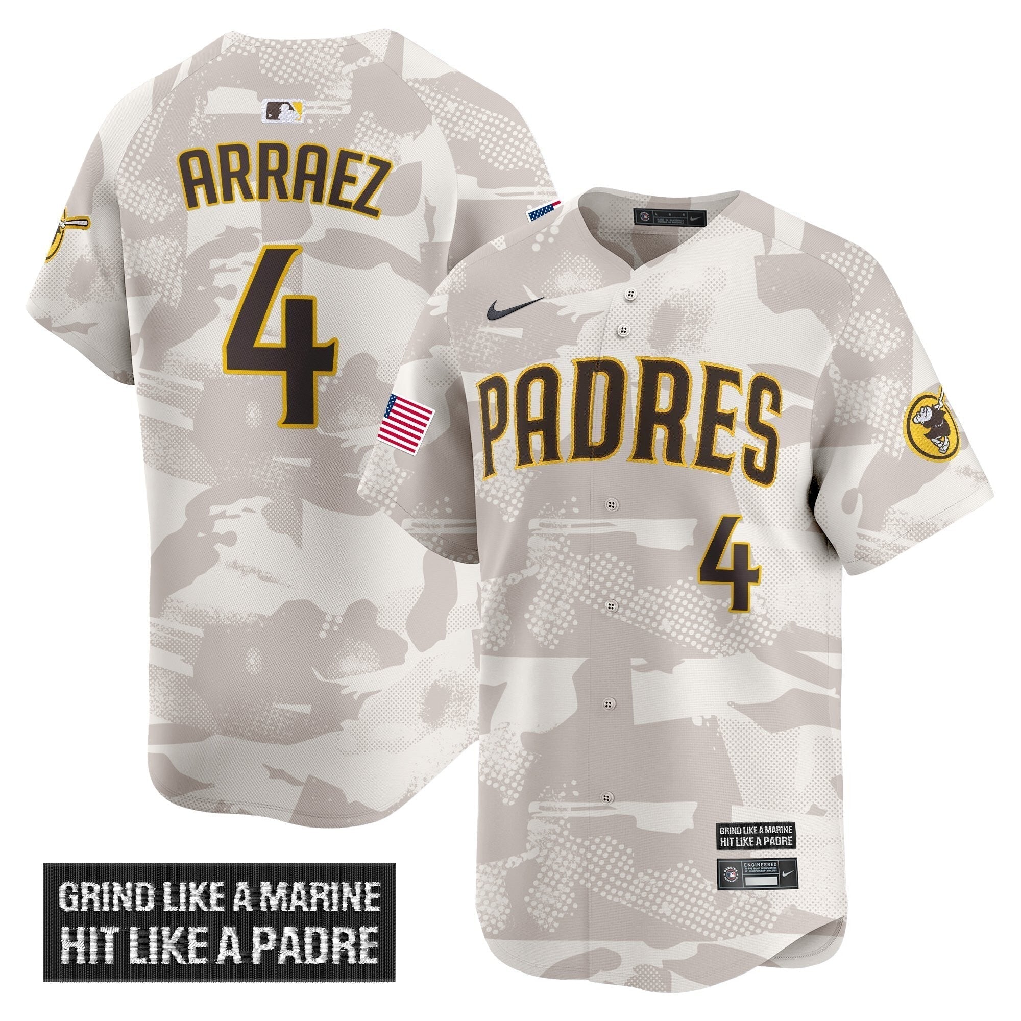 SD 2025 Armed Forces Day Vapor Premier Limited Jersey - All Stitched