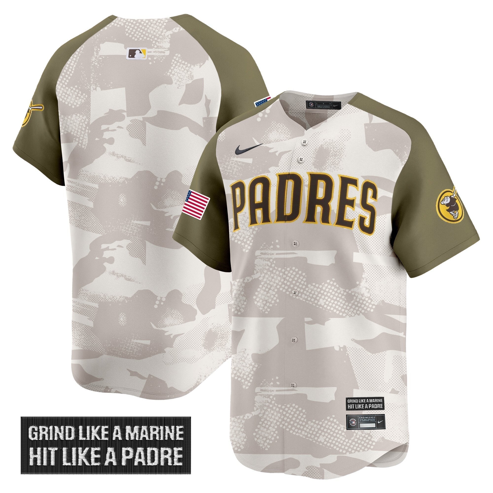 SD 2025 Armed Forces Day Vapor Premier Limited Jersey - All Stitched
