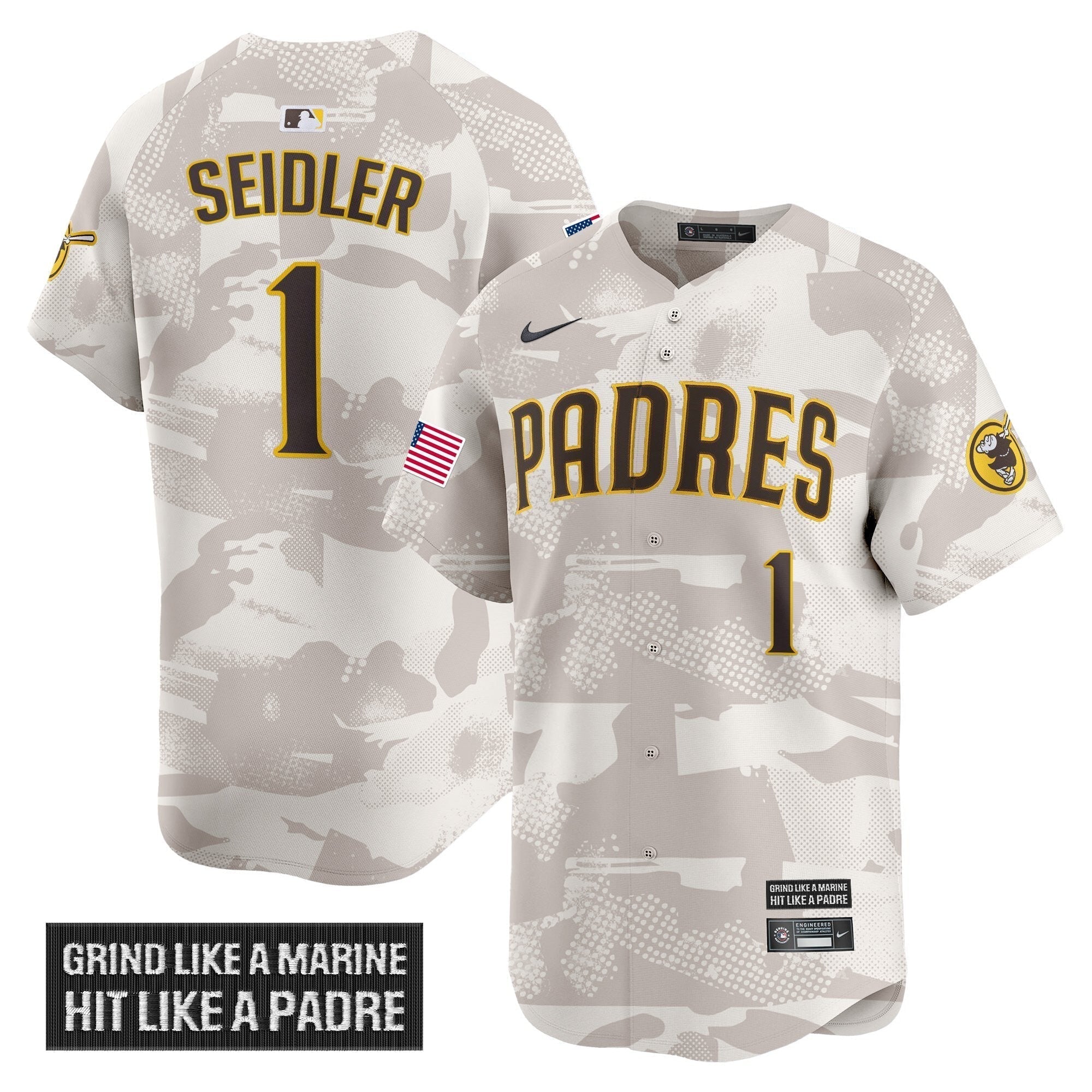 SD 2025 Armed Forces Day Vapor Premier Limited Jersey - All Stitched