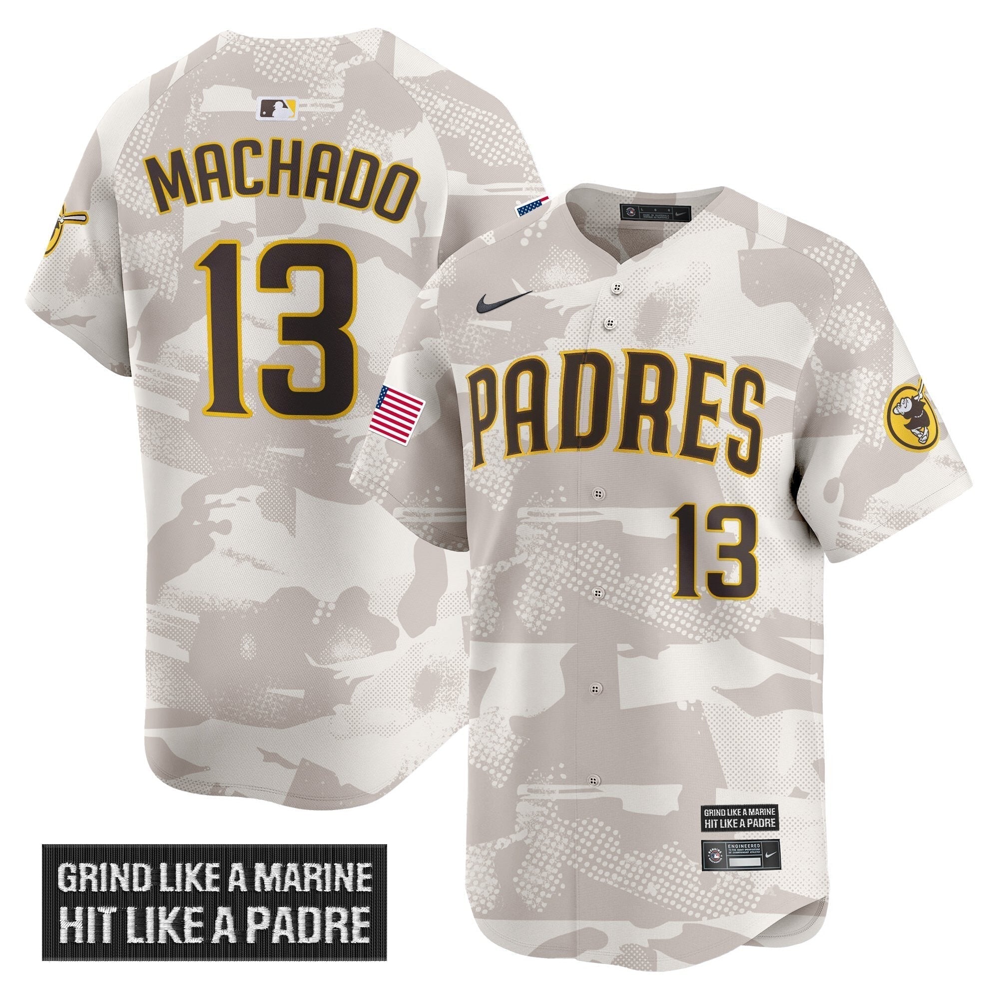 SD 2025 Armed Forces Day Vapor Premier Limited Jersey - All Stitched