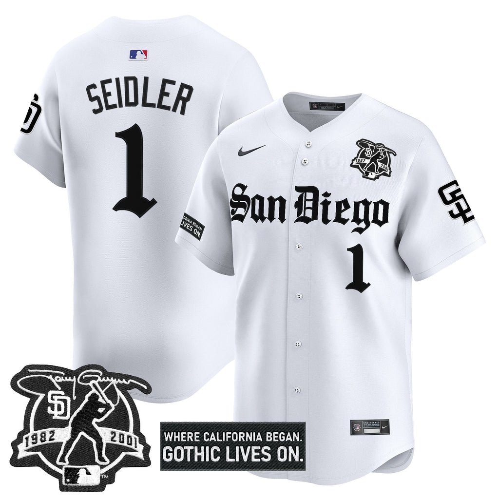 SD 'Gothic Edition' Vapor Premier Limited Jersey - All Stitched