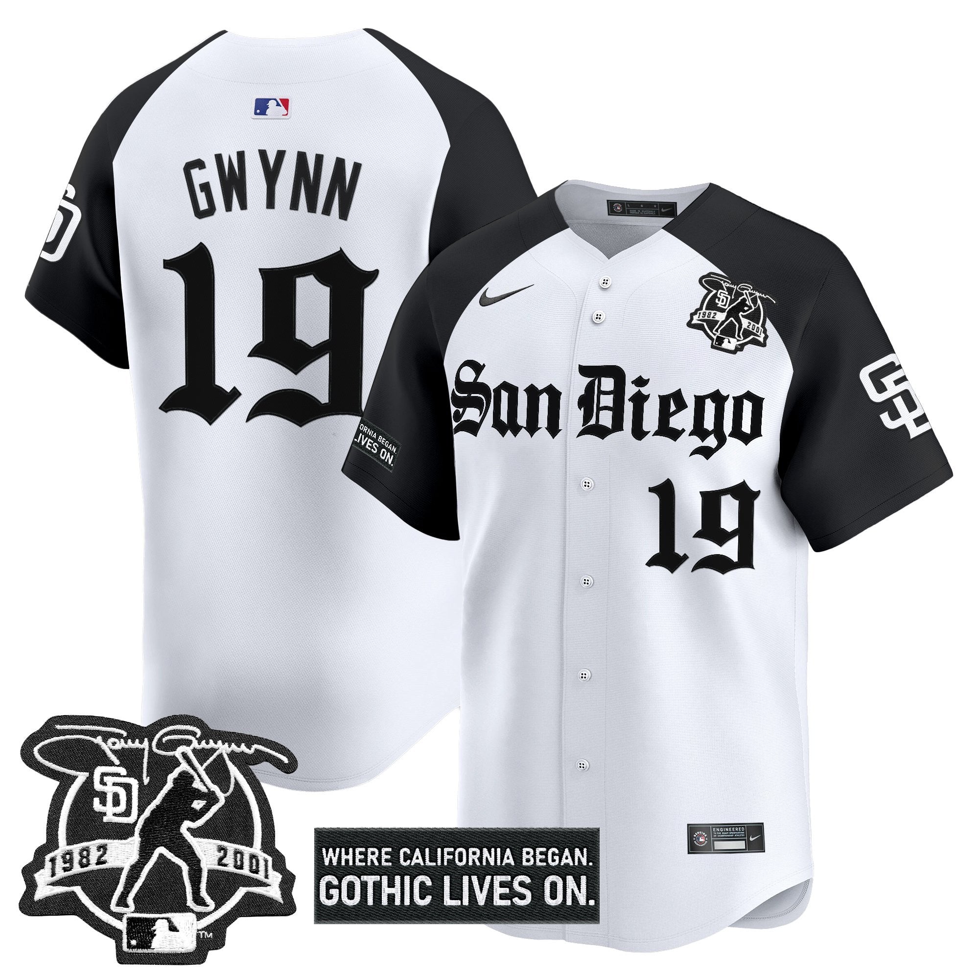 SD 'Gothic Edition' Vapor Premier Limited Jersey - All Stitched
