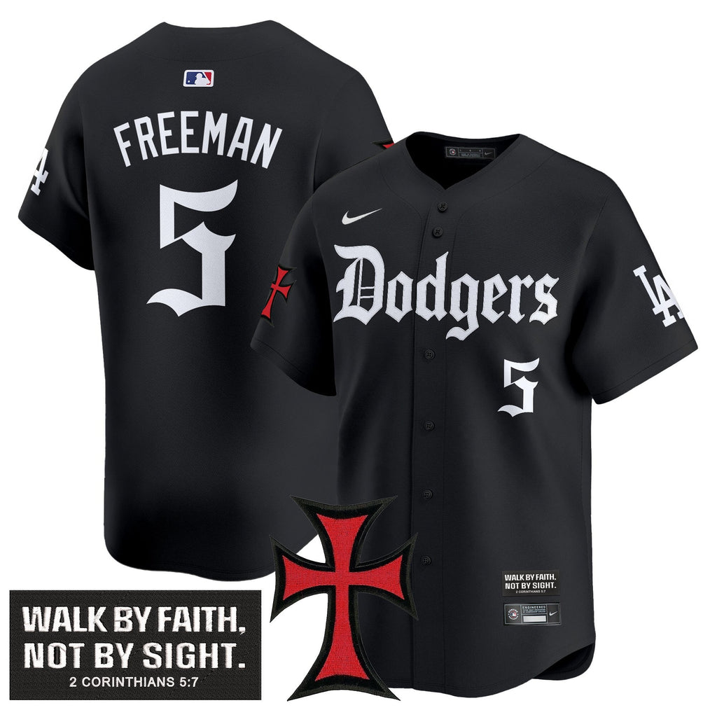 Dodgers 'Faith & Glory Edition' Vapor Premier Limited Men Jersey - All Stitched