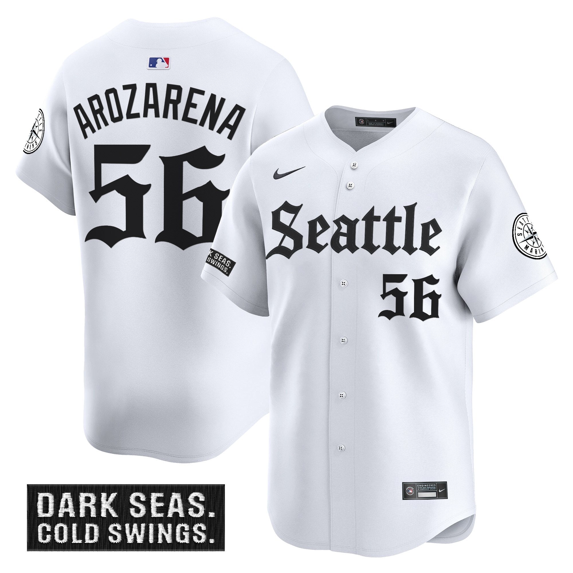 SEA 'Deep Sea Gothic Edition' Vapor Premier Limited Jersey - All Stitched