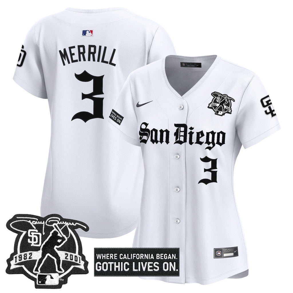 Women's SD 'Gothic Edition' Vapor Premier Limited Jersey - All Stitched