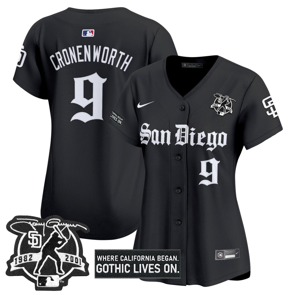 Women's SD 'Gothic Edition' Vapor Premier Limited Jersey - All Stitched