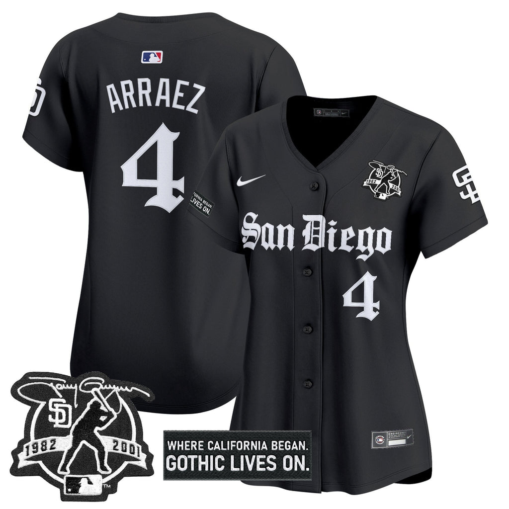 Women's SD 'Gothic Edition' Vapor Premier Limited Jersey - All Stitched