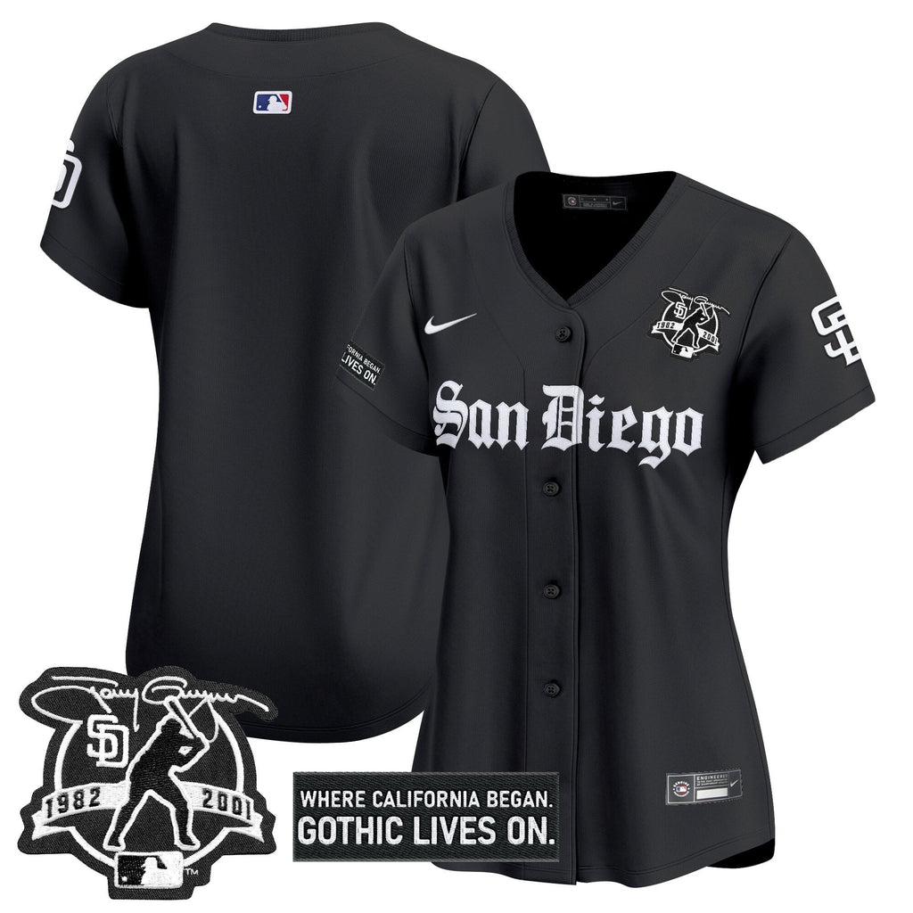 Women's SD 'Gothic Edition' Vapor Premier Limited Jersey - All Stitched