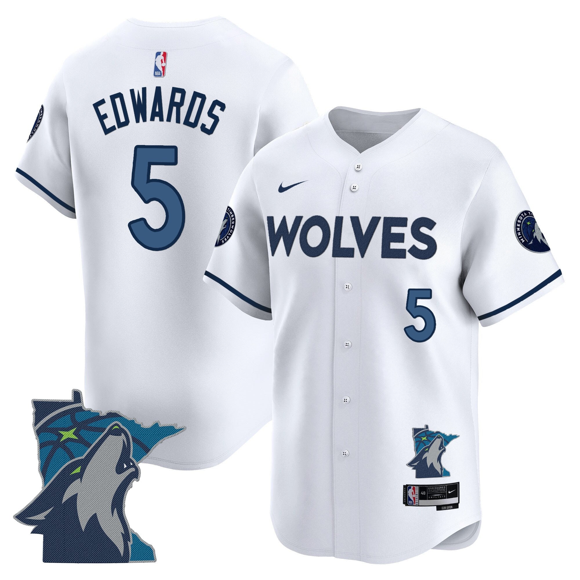 MIN 2025 Vapor Baseball Jersey - All Stitched