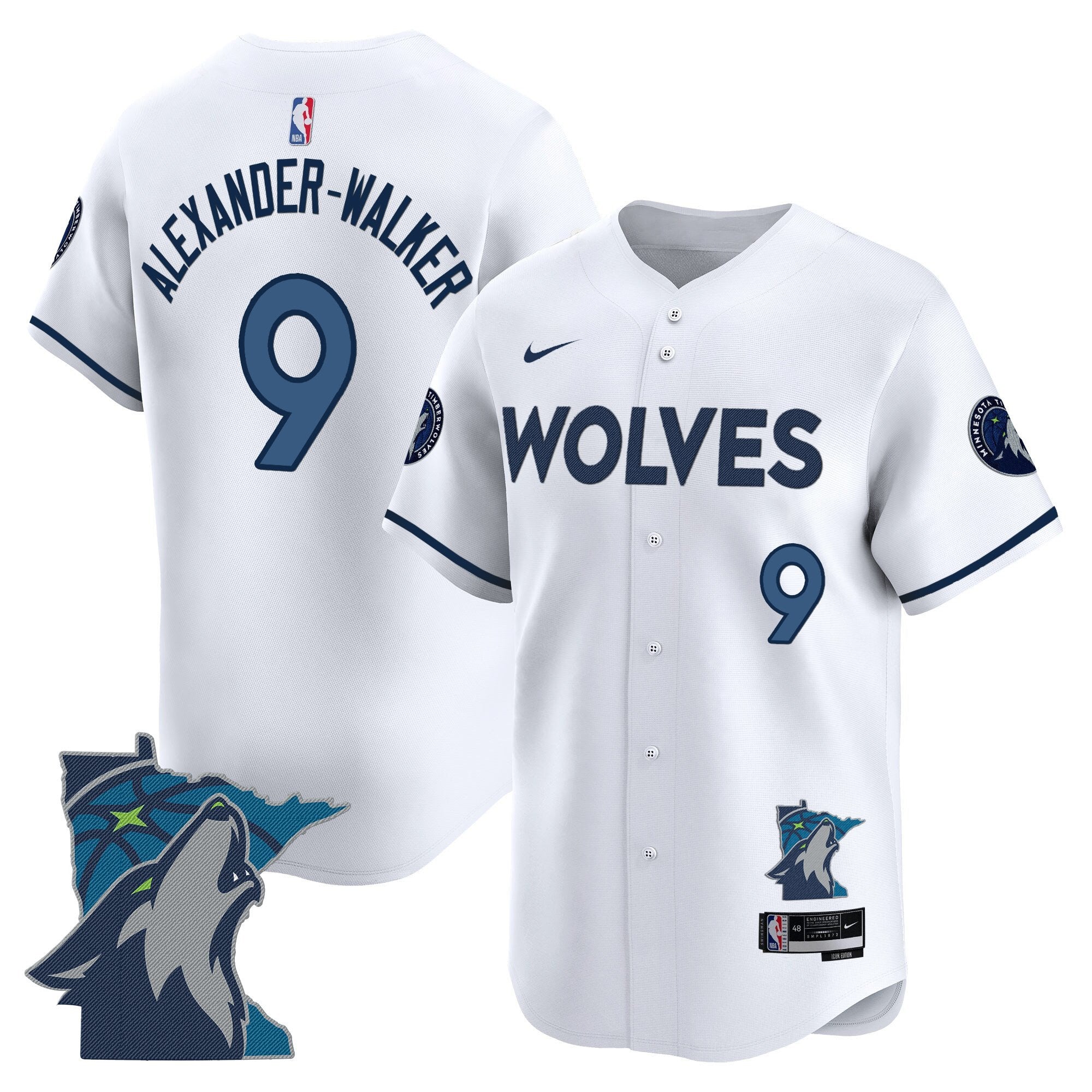 MIN 2025 Vapor Baseball Jersey - All Stitched