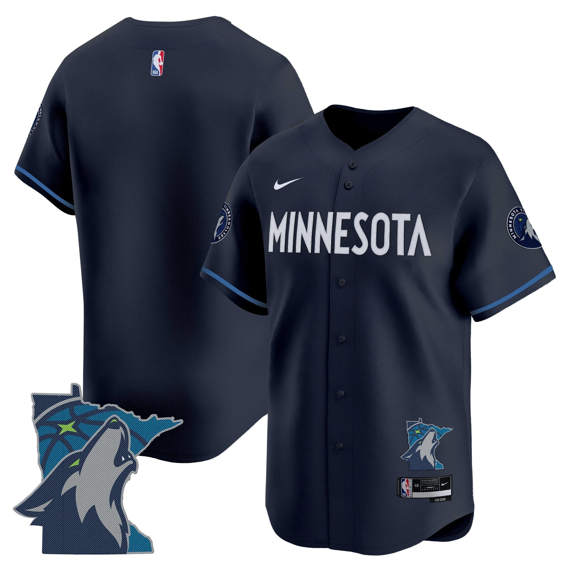 MIN 2025 Vapor Baseball Jersey - All Stitched