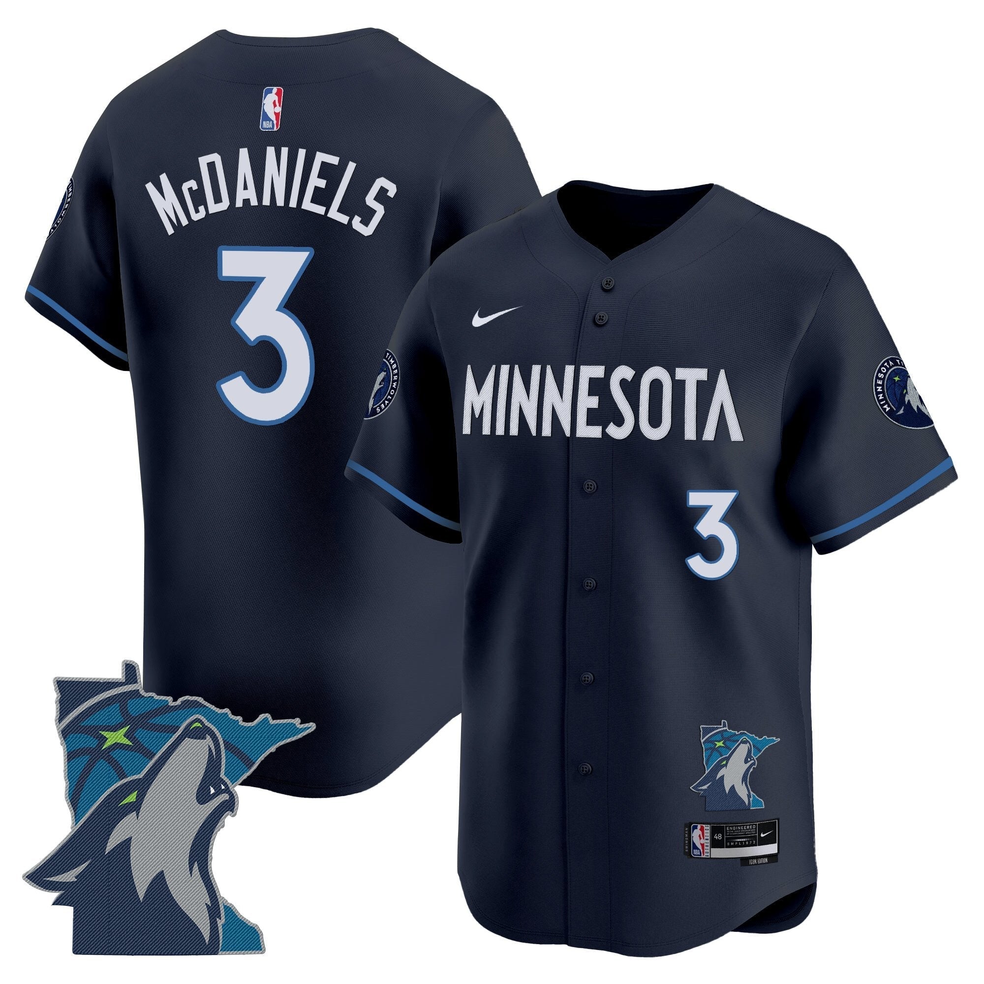 MIN 2025 Vapor Baseball Jersey - All Stitched