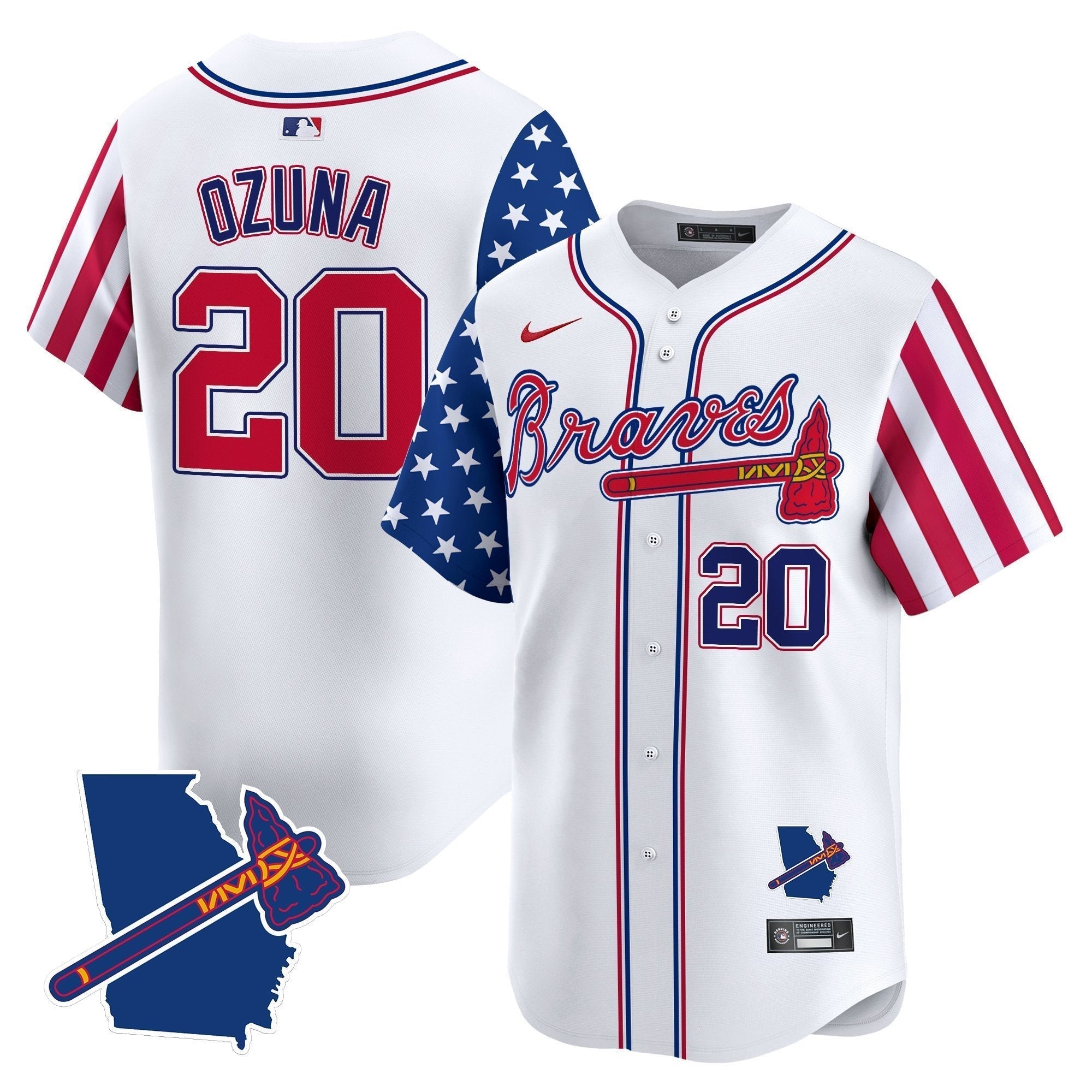 ATL 2025 Memorial Day Vapor Premier Limited Jersey - All Stitched