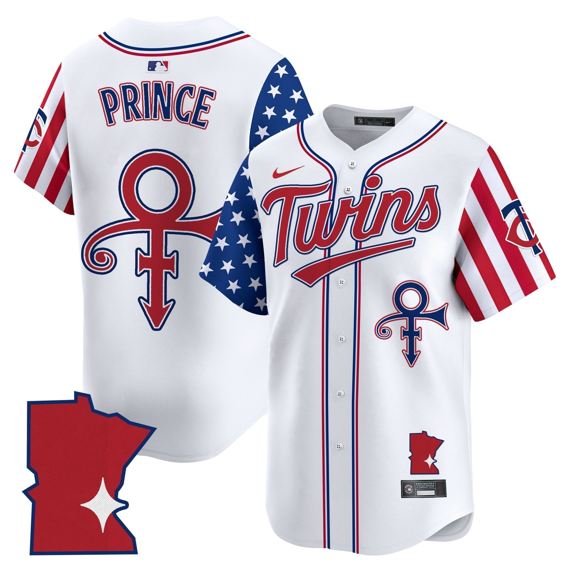 MIN 2025 Independence Day Vapor Premier Limited Men Jersey - All Stitched