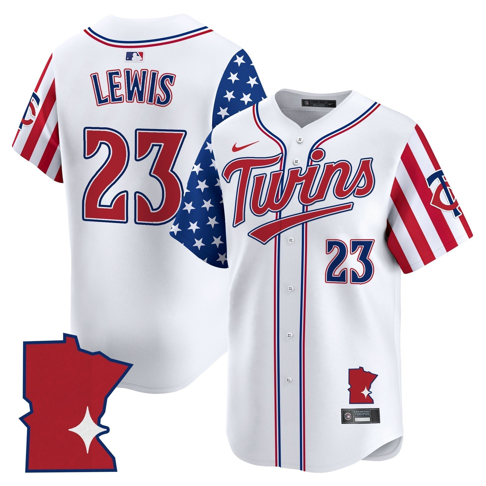 MIN 2025 Independence Day Vapor Premier Limited Men Jersey - All Stitched