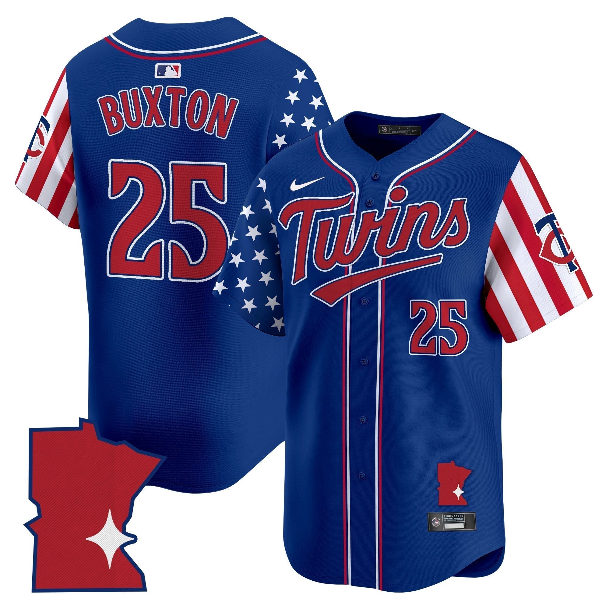 MIN 2025 Independence Day Vapor Premier Limited Jersey - All Stitched