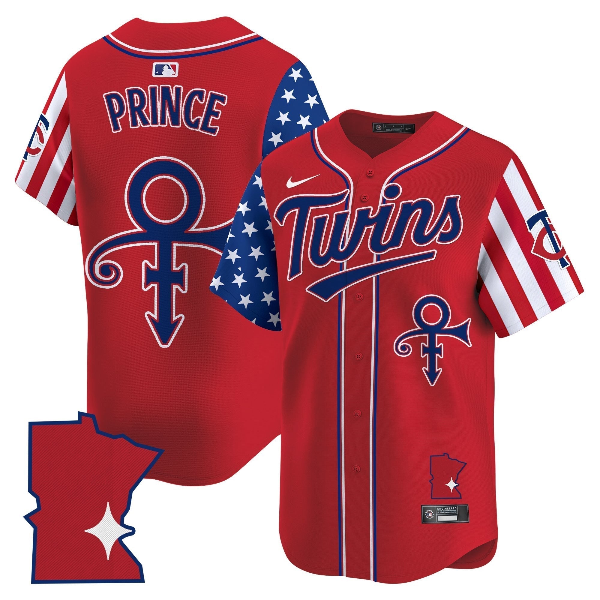 MIN 2025 Independence Day Vapor Premier Limited Jersey - All Stitched