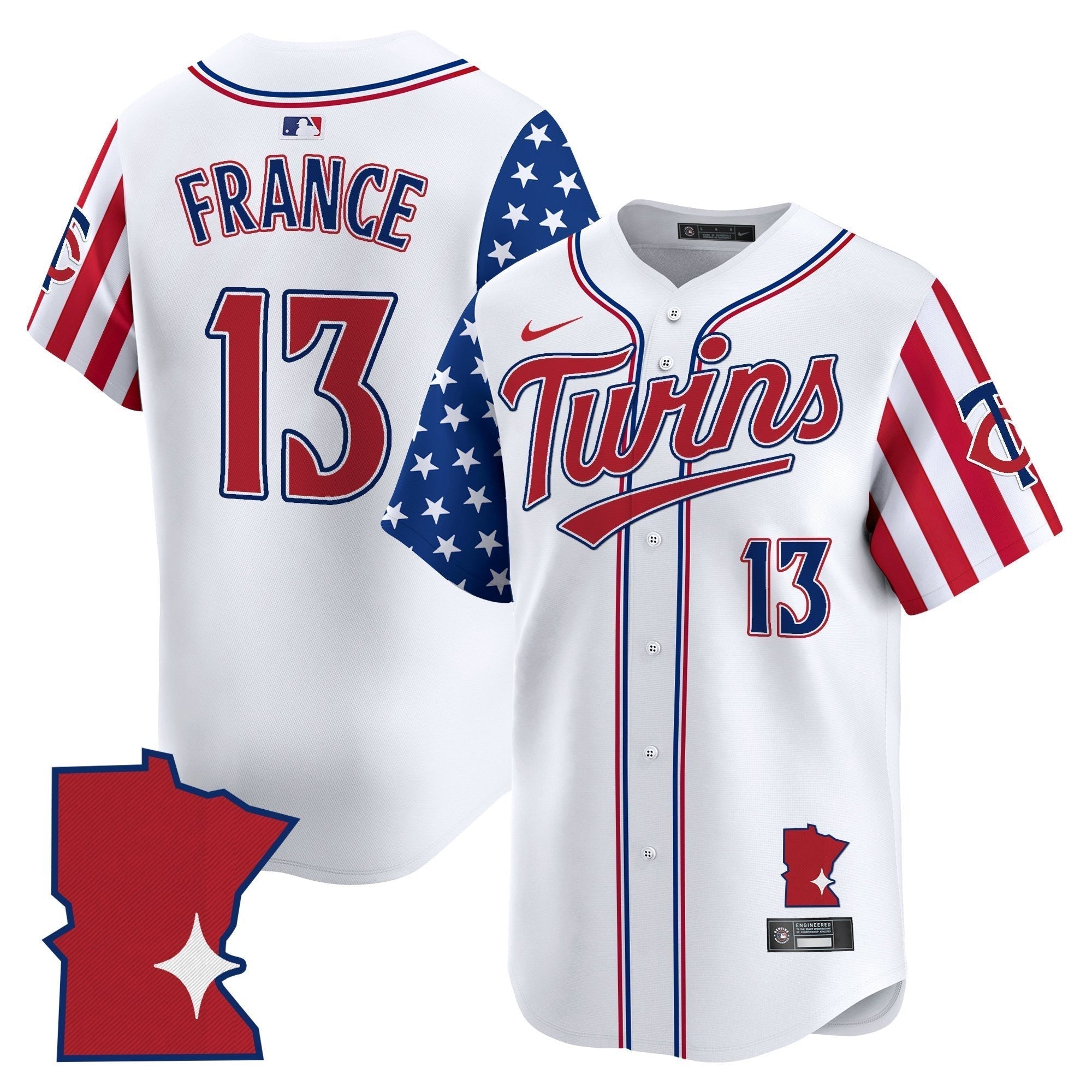 MIN 2025 Independence Day Vapor Premier Limited Men Jersey - All Stitched