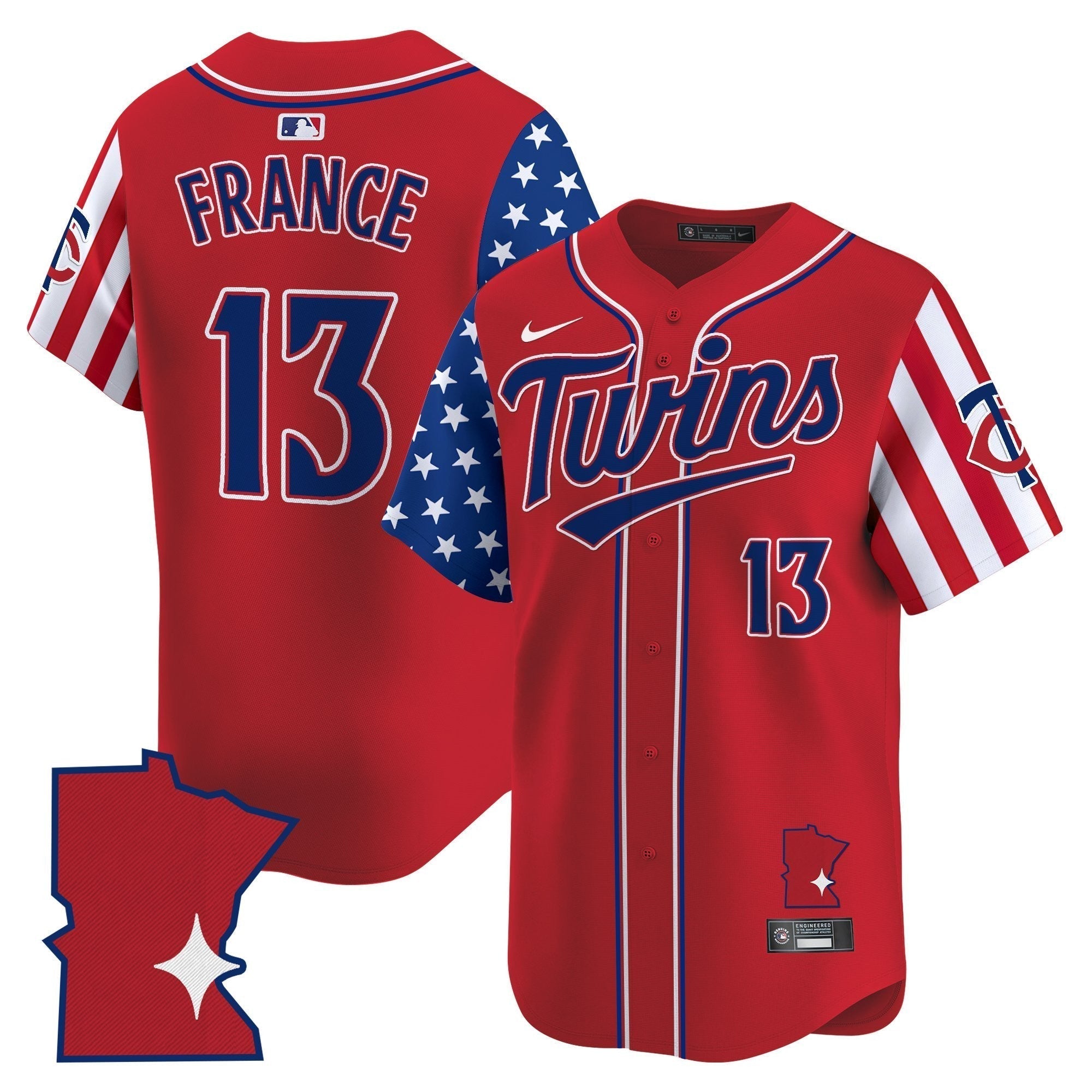 MIN 2025 Independence Day Vapor Premier Limited Jersey - All Stitched
