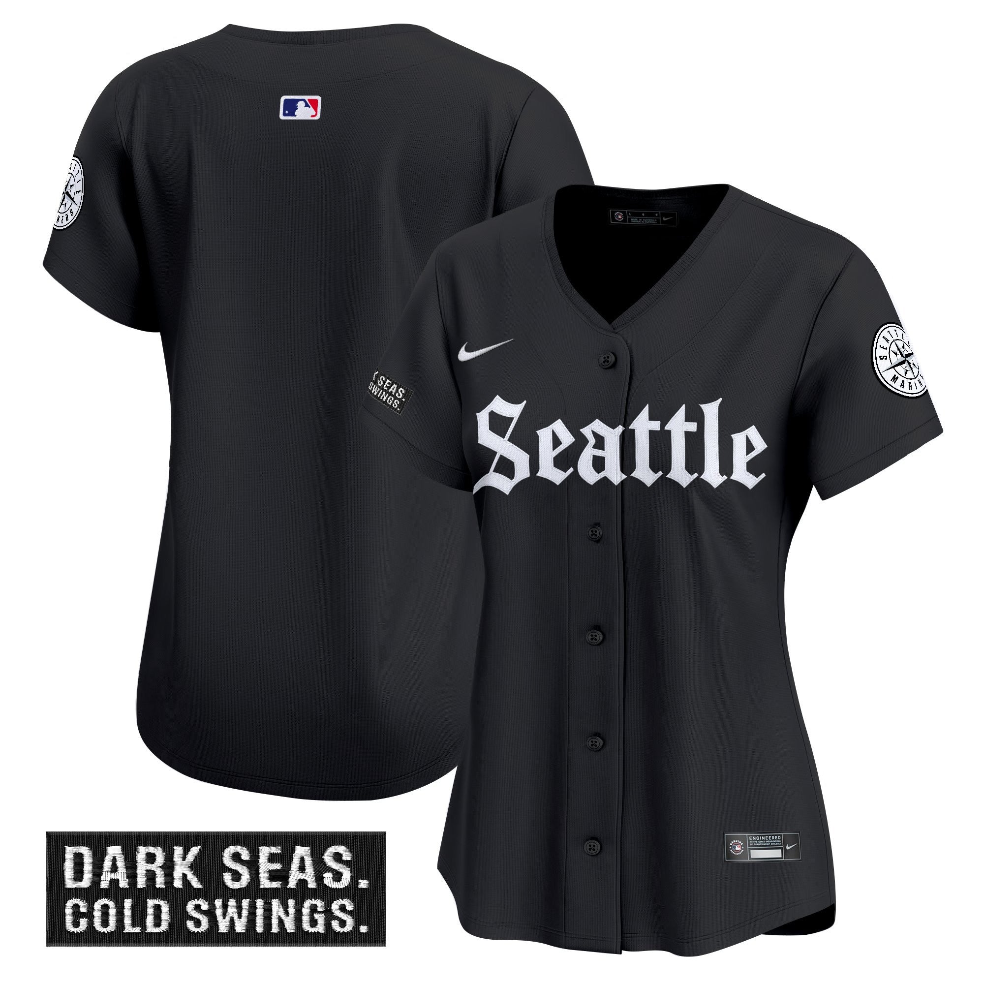Women's SEA 'Deep Sea Gothic Edition' Vapor Premier Limited Jersey - All Stitched