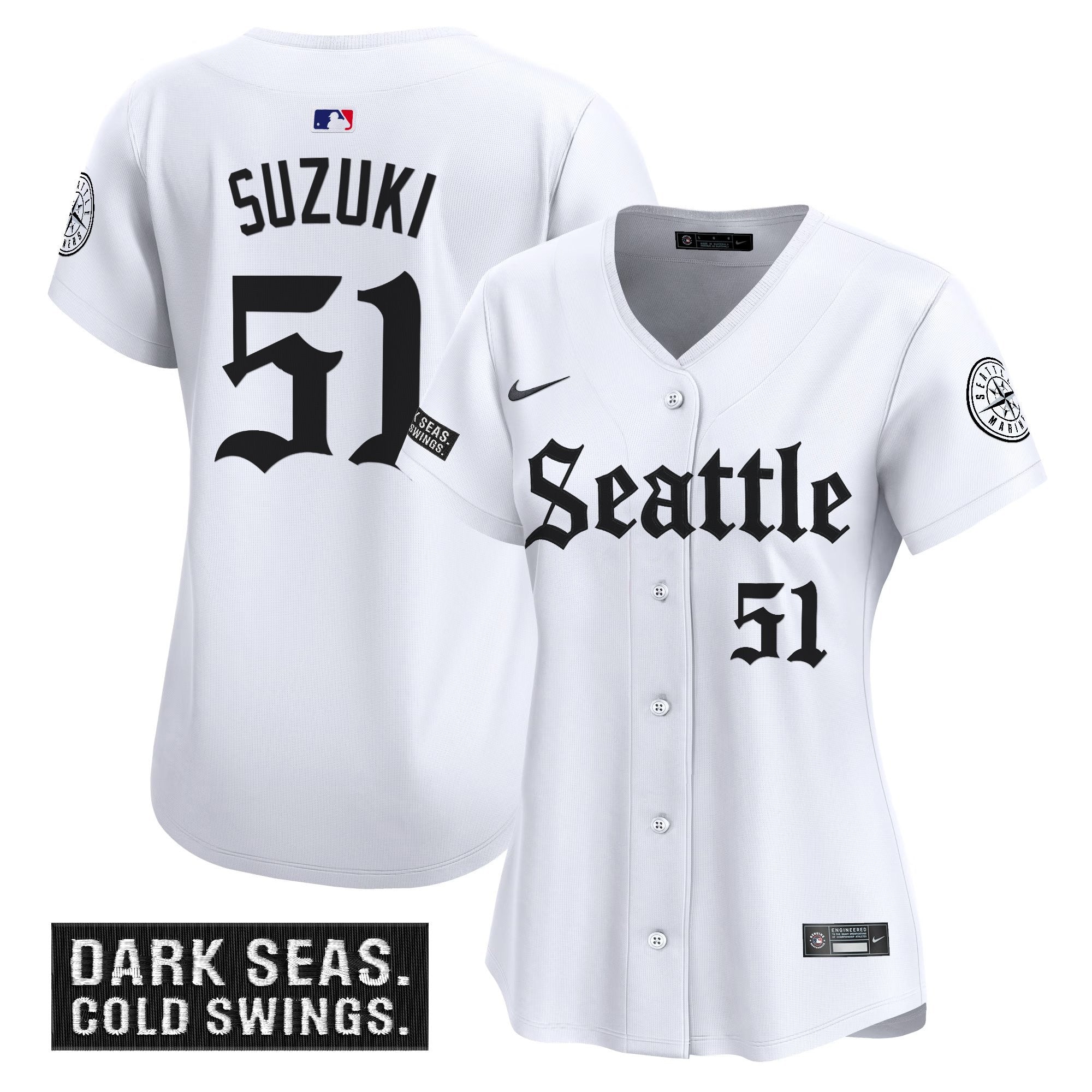 Women's SEA 'Deep Sea Gothic Edition' Vapor Premier Limited Jersey - All Stitched