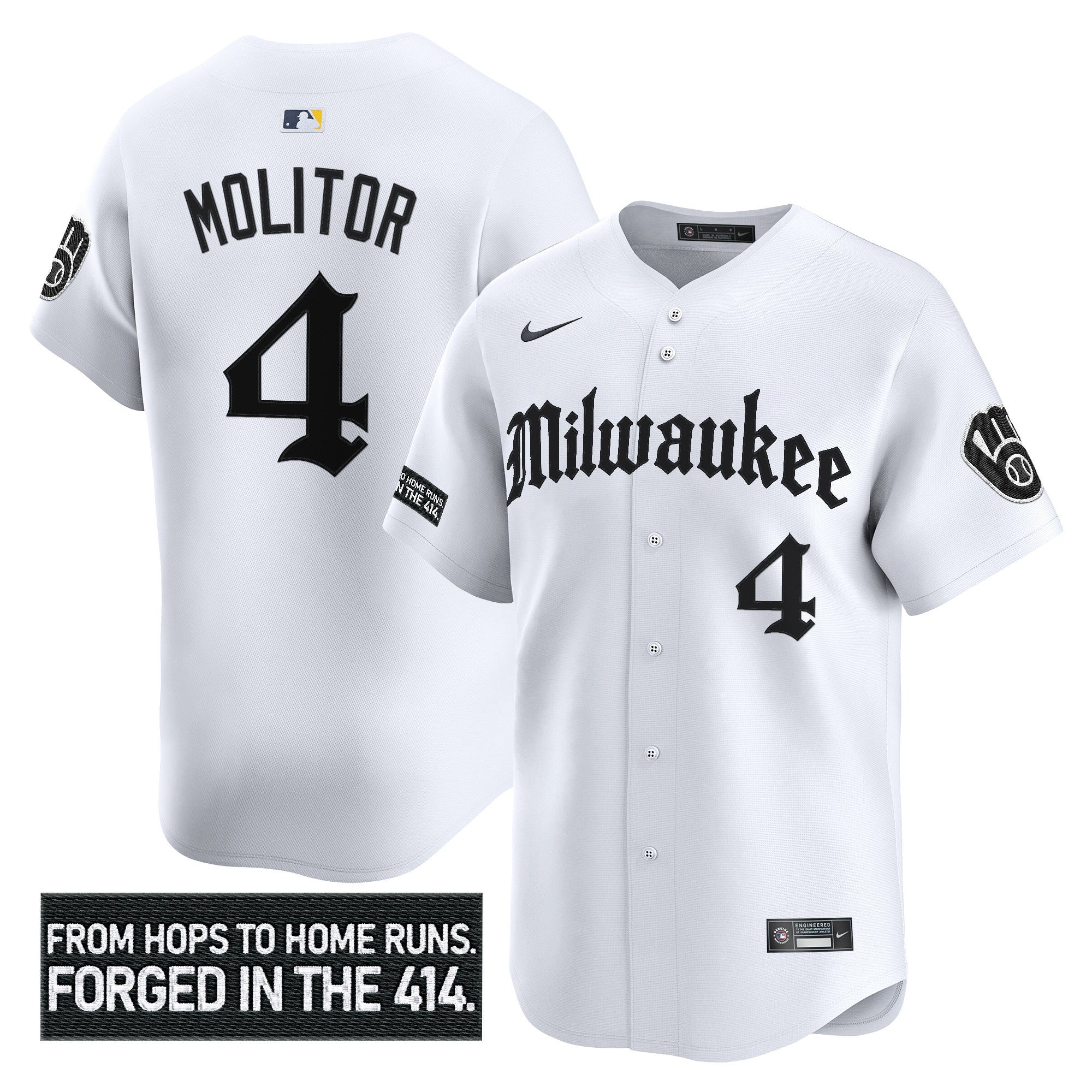 MIL 'Gothic 414 Shadows Edition' Vapor Premier Limited Jersey - All Stitched