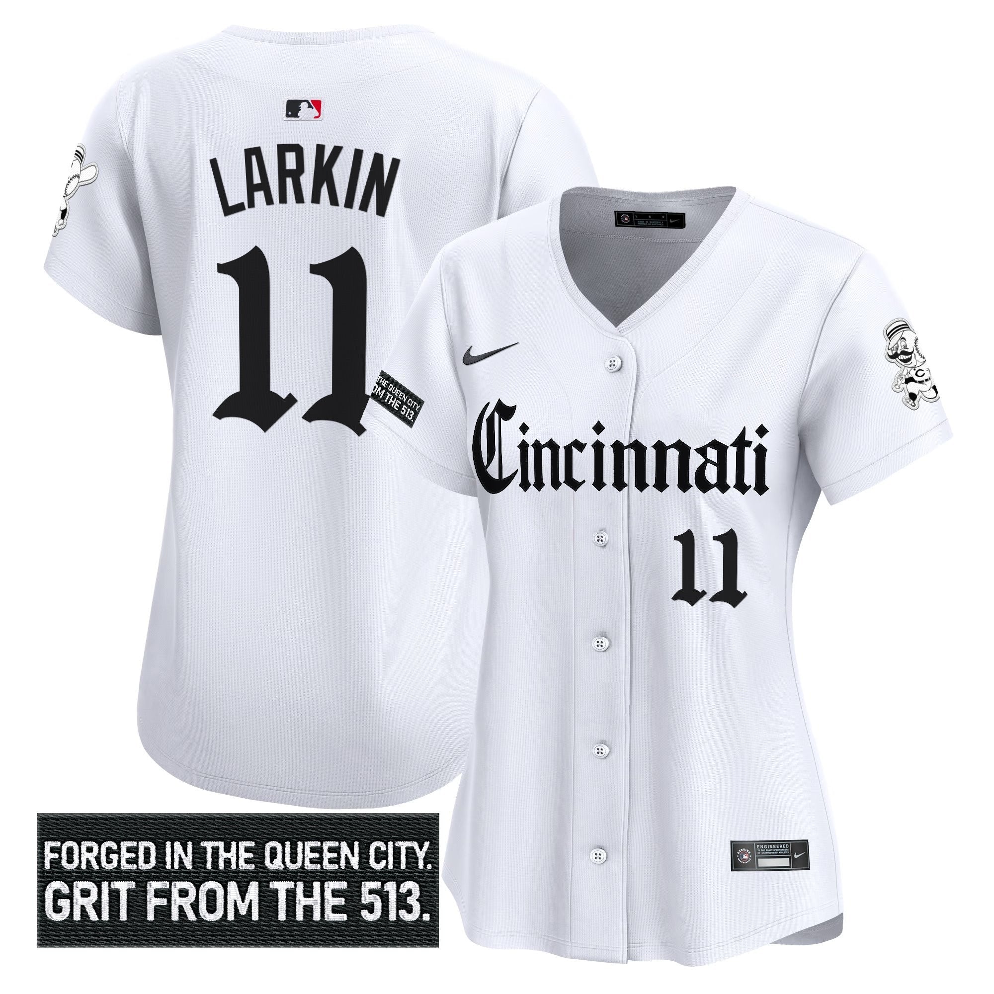 Women's CIN 'Gothic Queen City Edition' Vapor Premier Limited Jersey - All Stitched