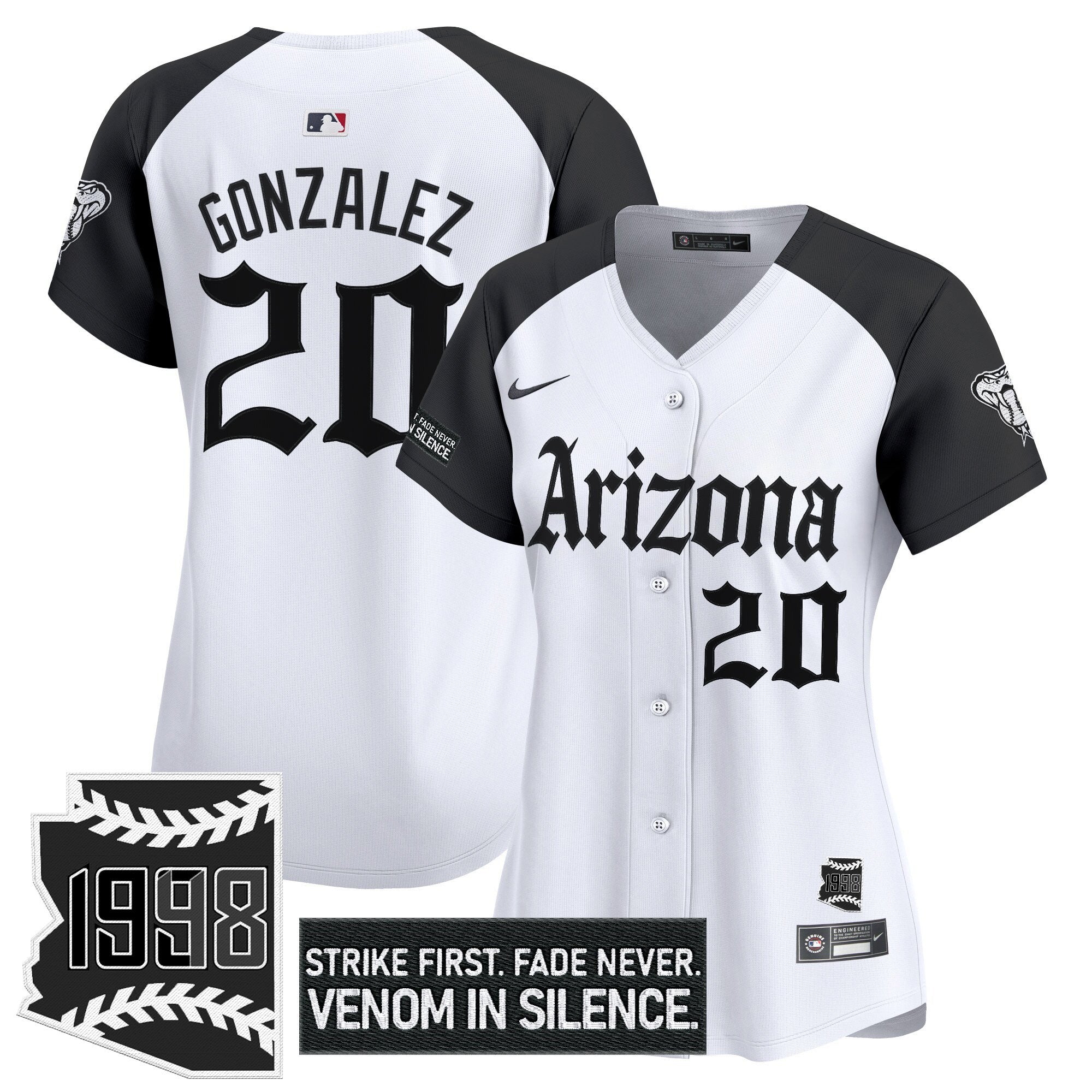 Women's ARI 'Gothic Desert Fang Edition' Vapor Premier Limited Jersey - All Stitched